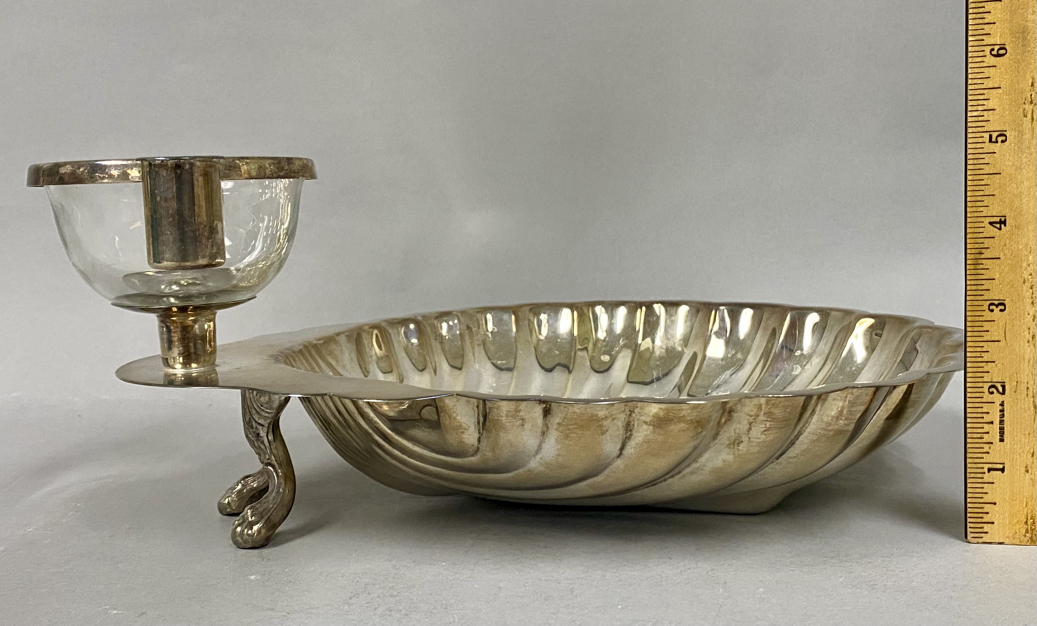 Sheridan Silverplated Shell Seafood Server