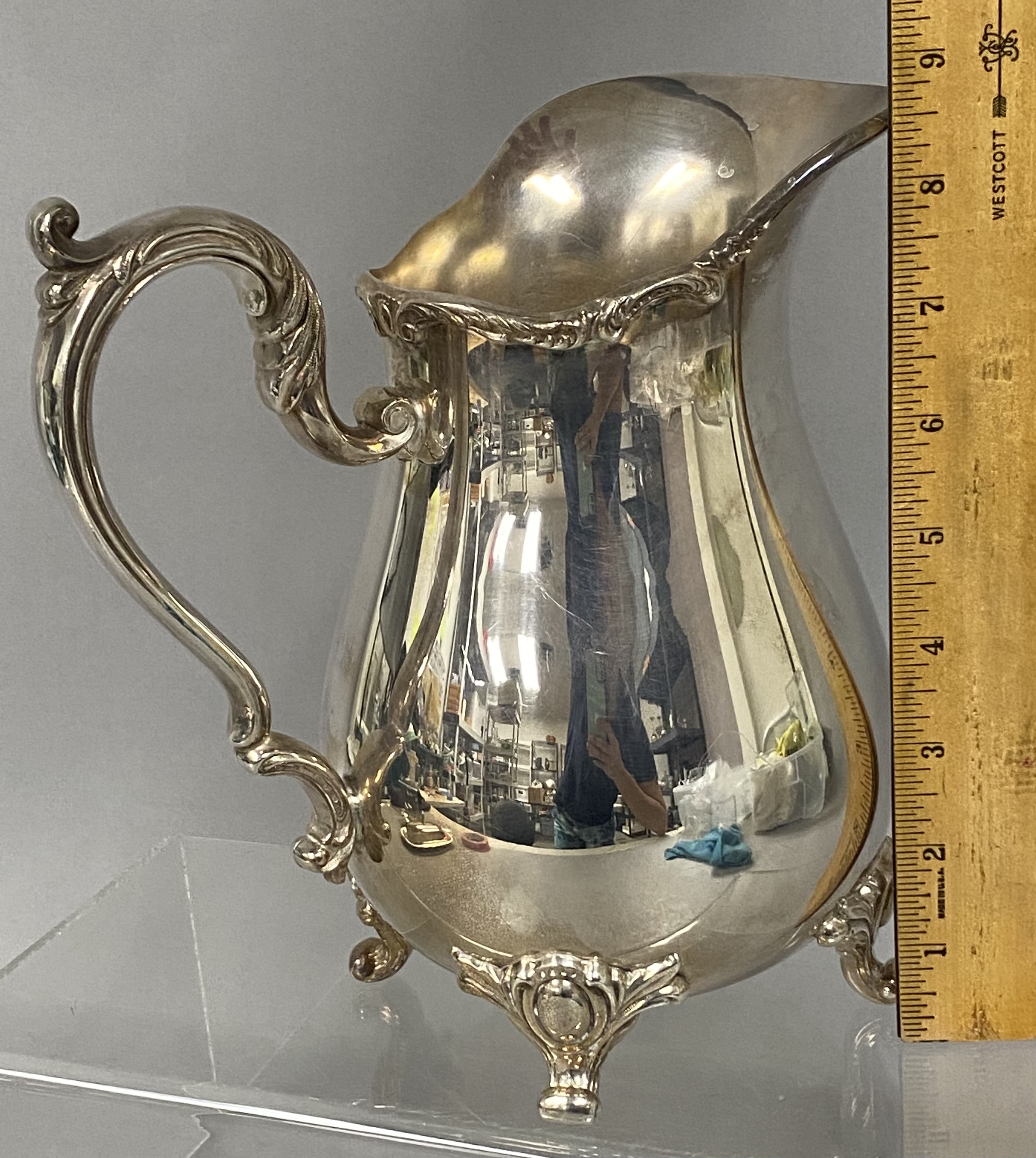 Webster Wilcox Silver-Plated Water Pitcher