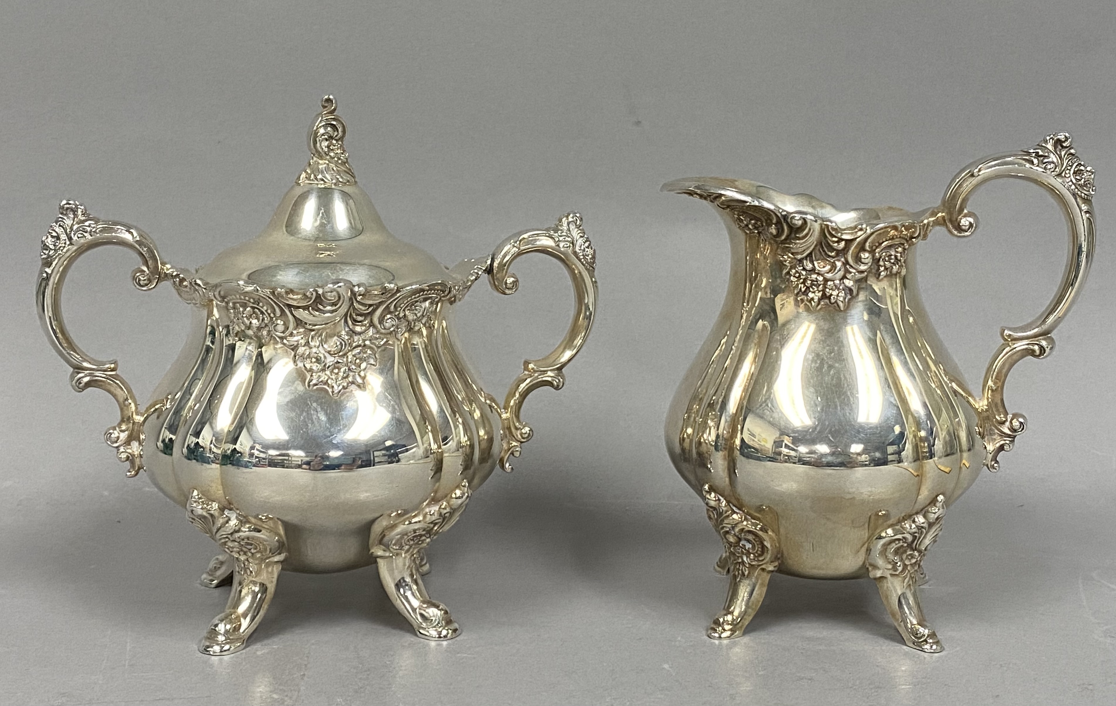 Wallace Baroque Cream and Sugar Set