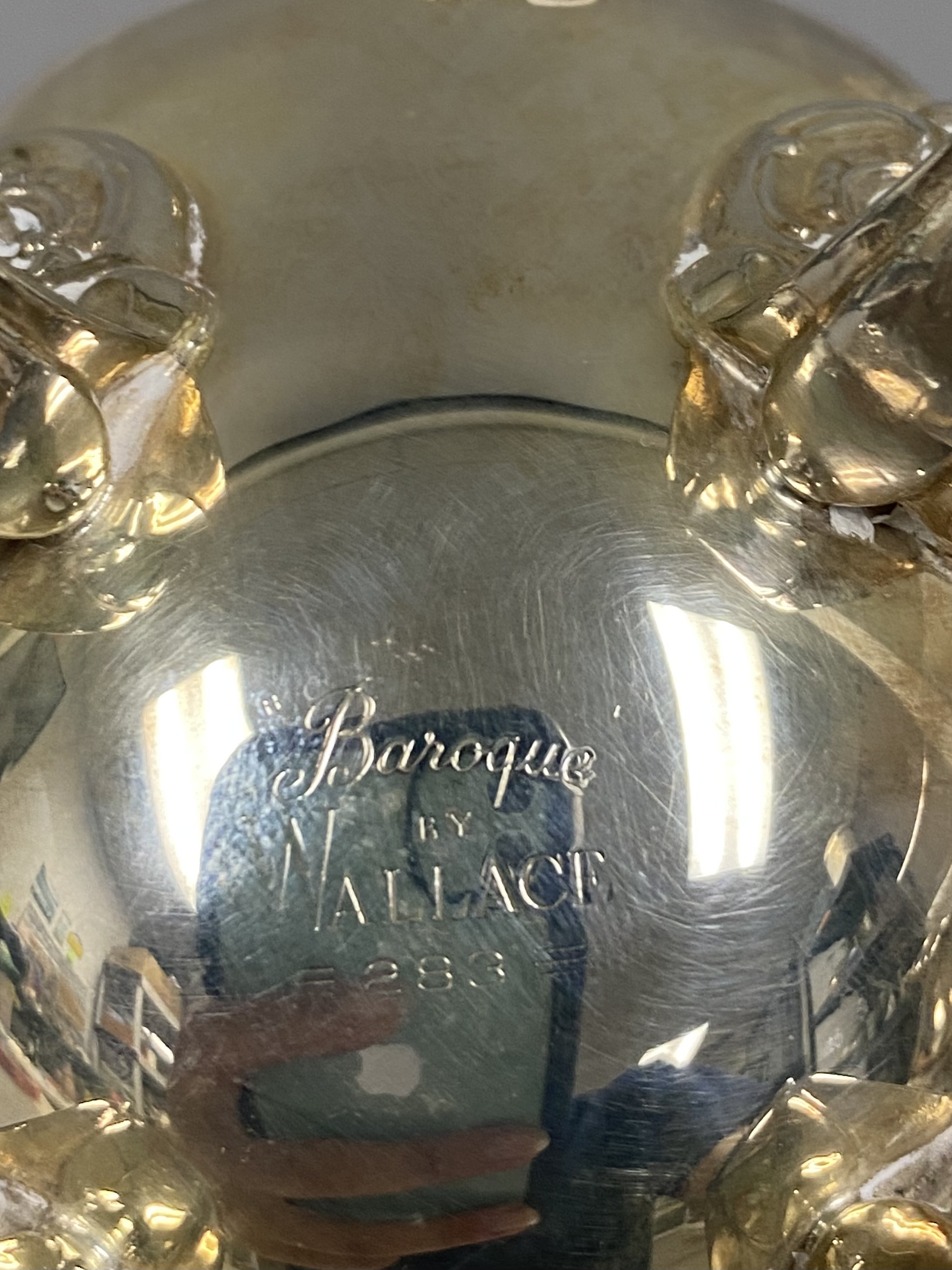 Wallace Baroque Cream and Sugar Set