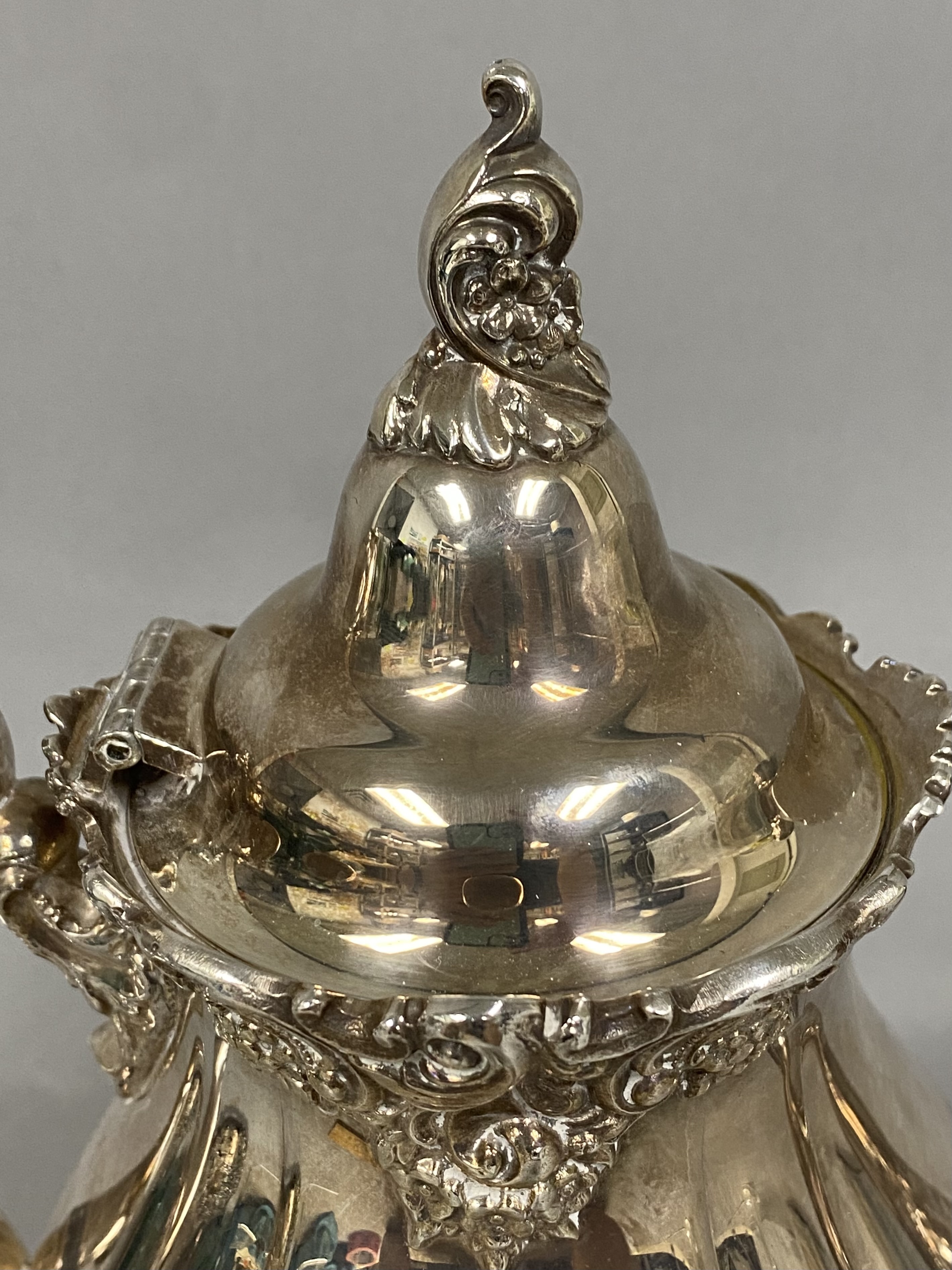 Wallace Baroque Silverplate Coffee Pot