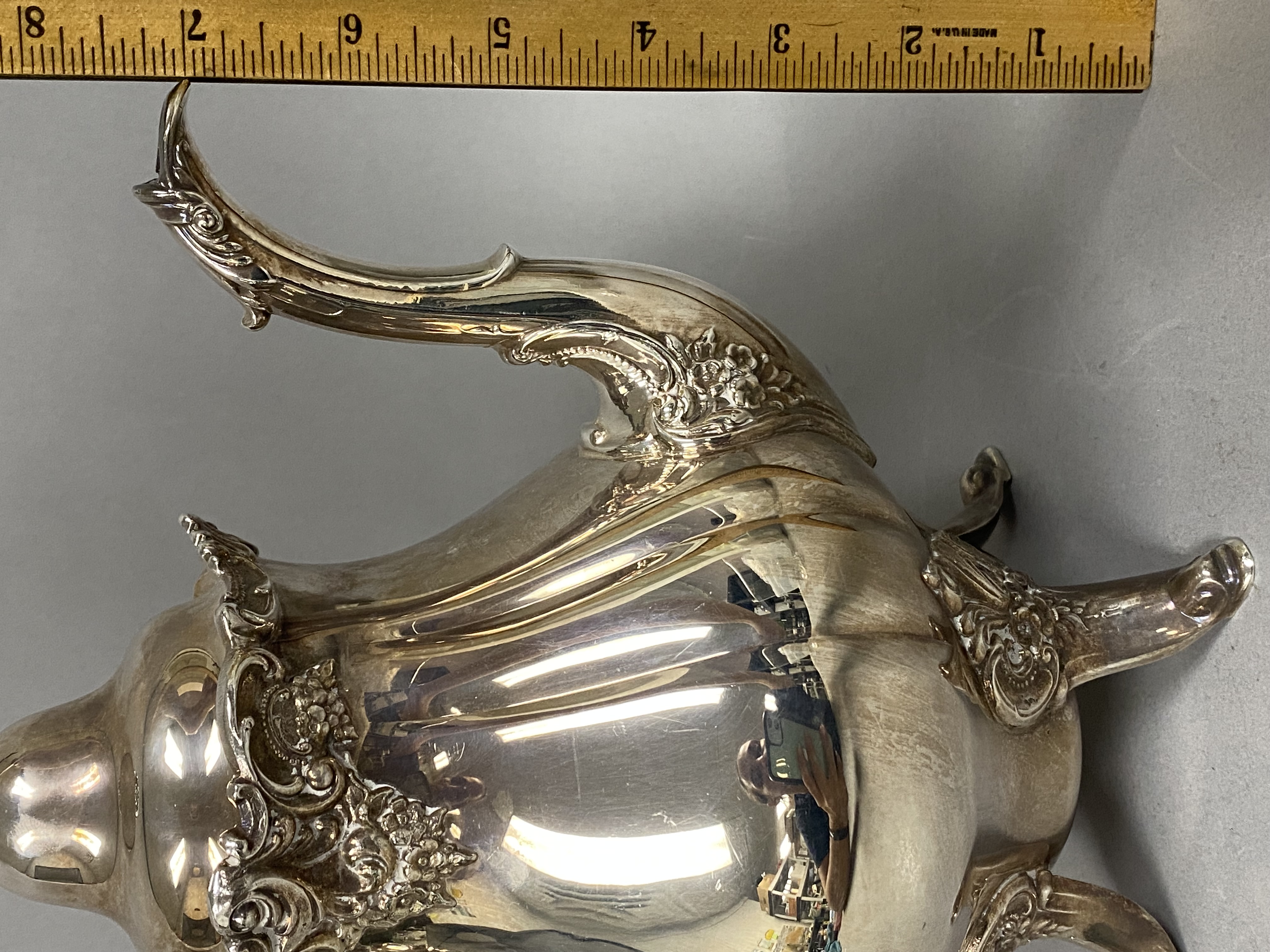Wallace Baroque Silverplate Coffee Pot