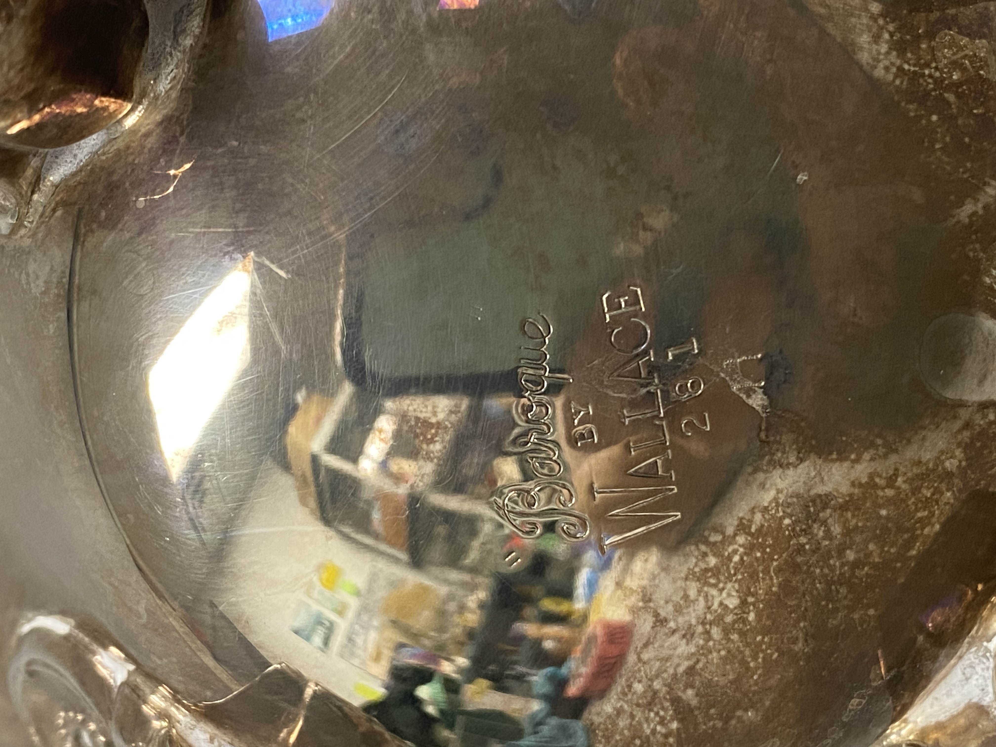 Wallace Baroque Silverplate Coffee Pot