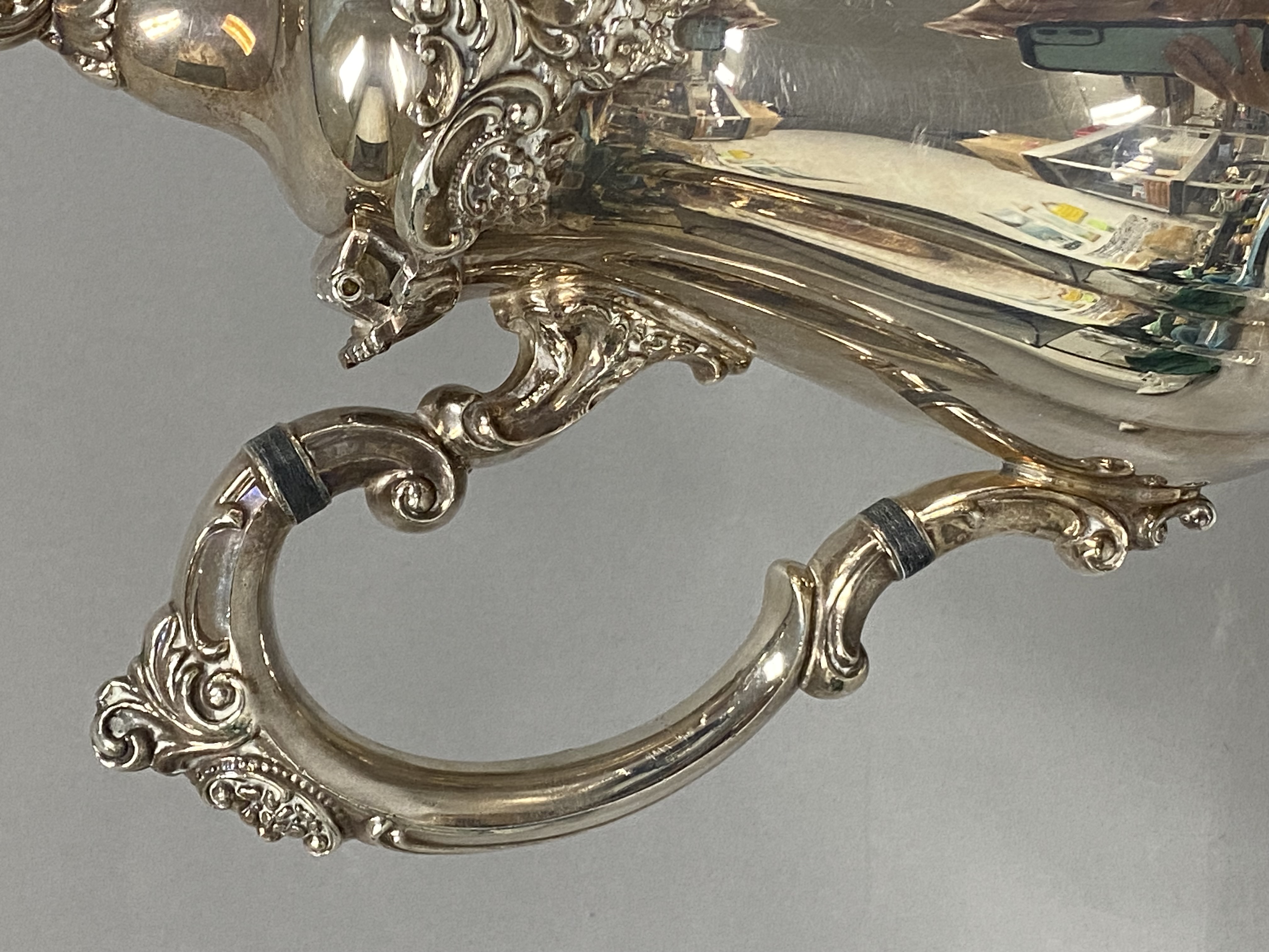 Wallace Baroque Silverplate Coffee Pot