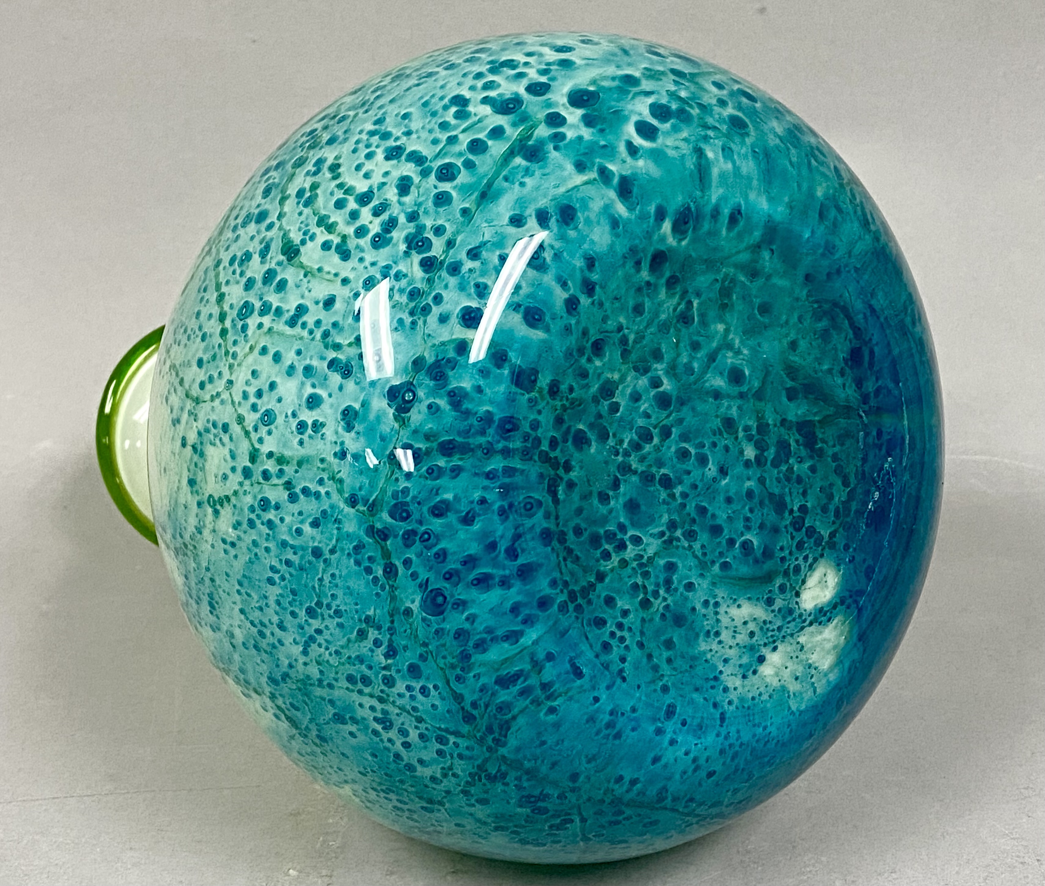 Large Mottled Glass Vase