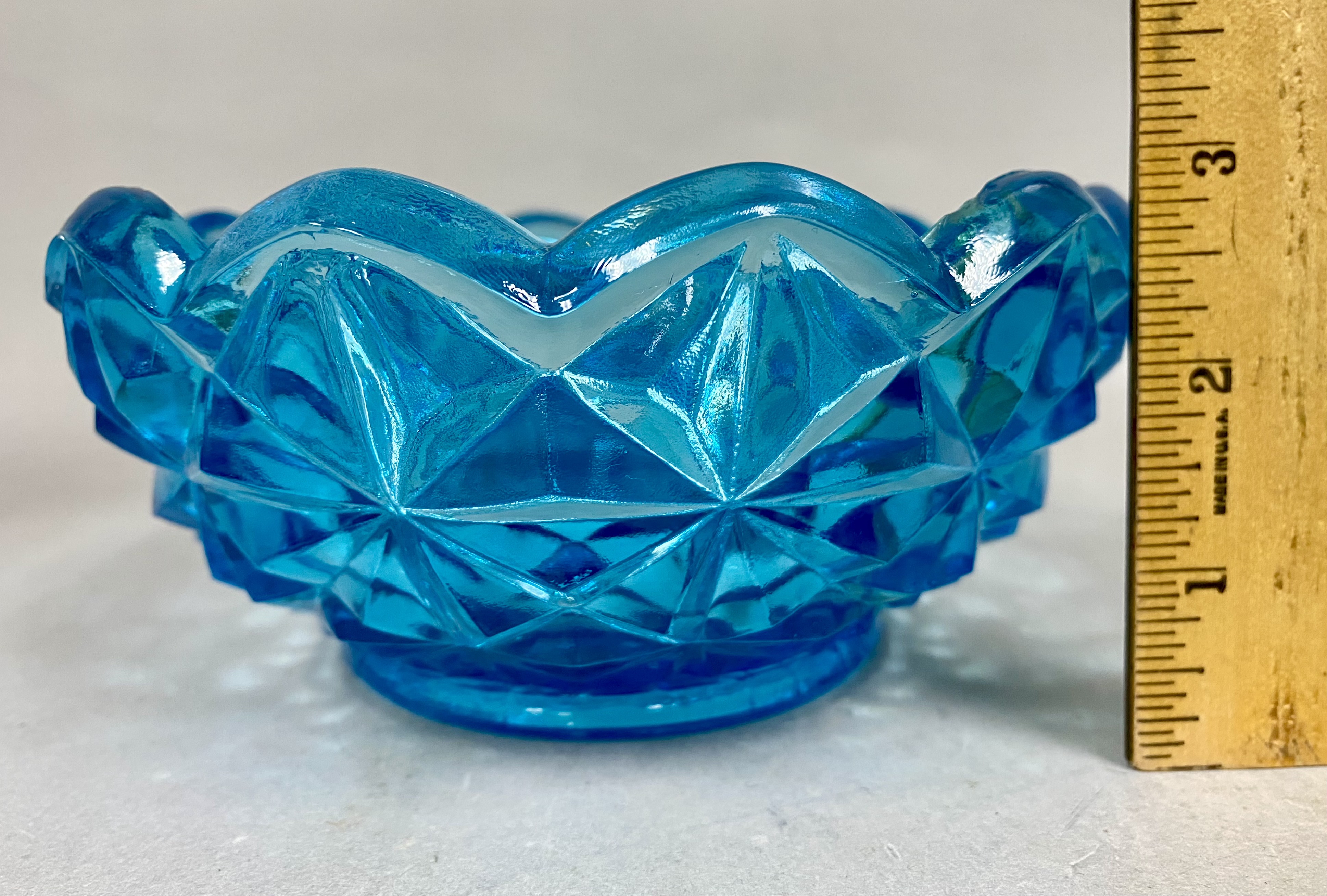 Indiana Glass Monticello Aqua Bowl