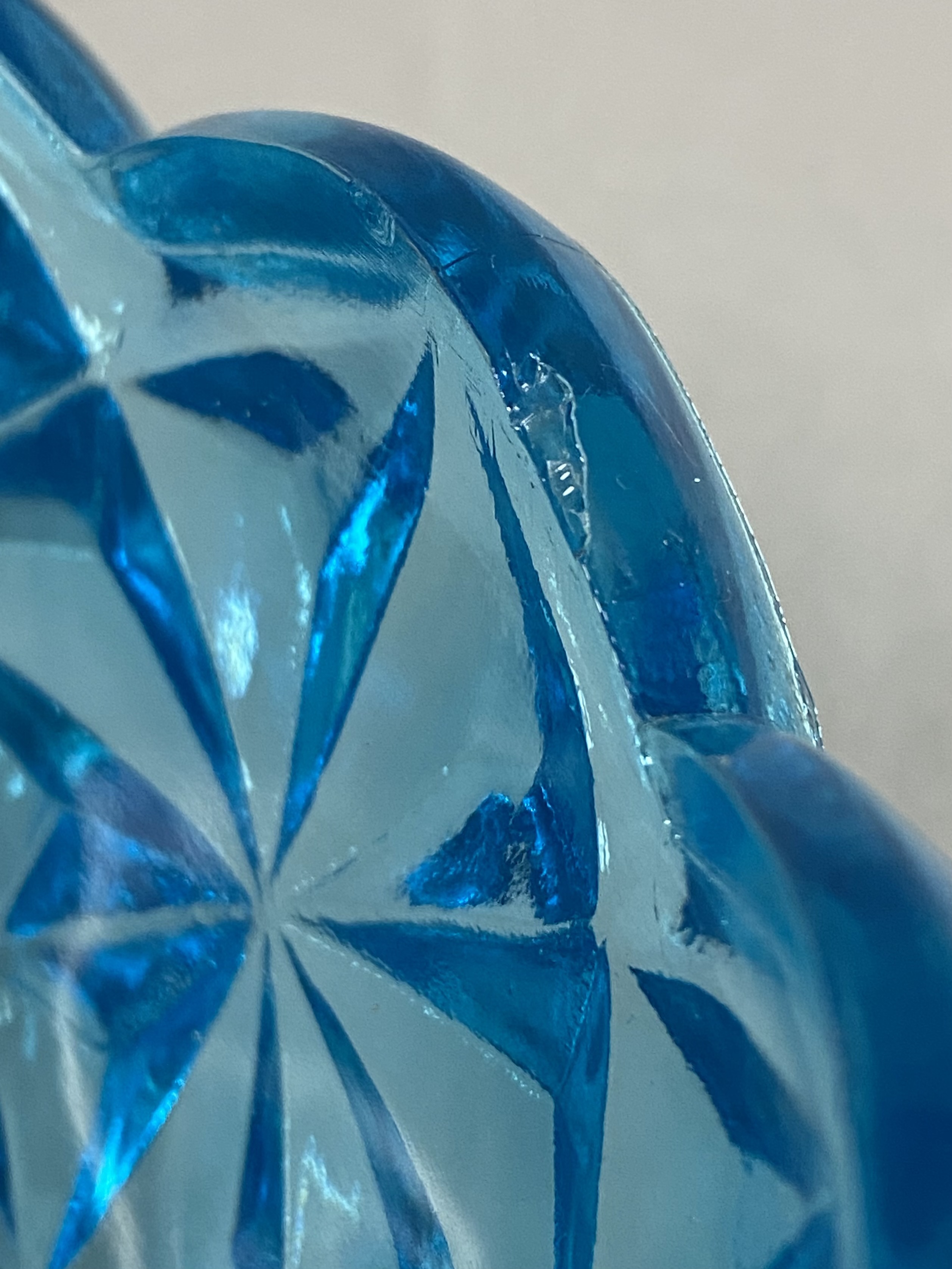 Indiana Glass Monticello Aqua Bowl