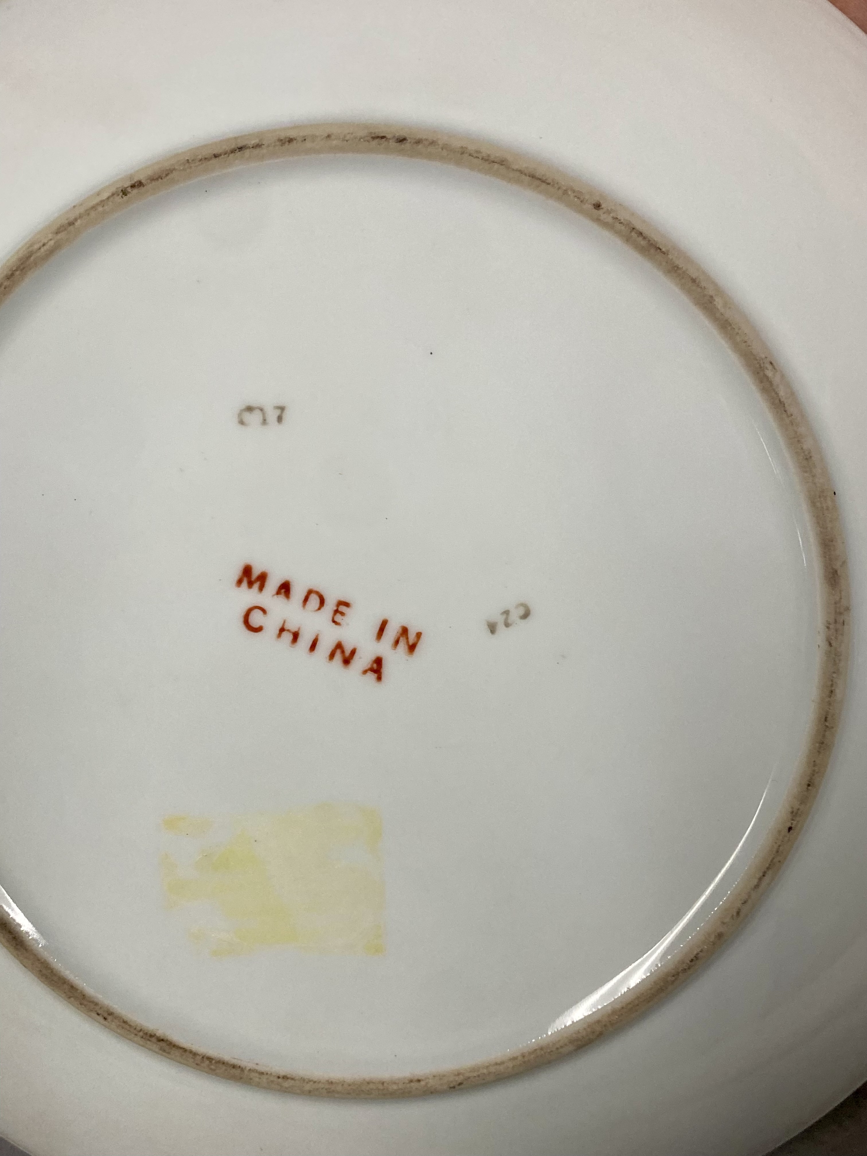 Fox Hunt Decorative Porcelain Plate