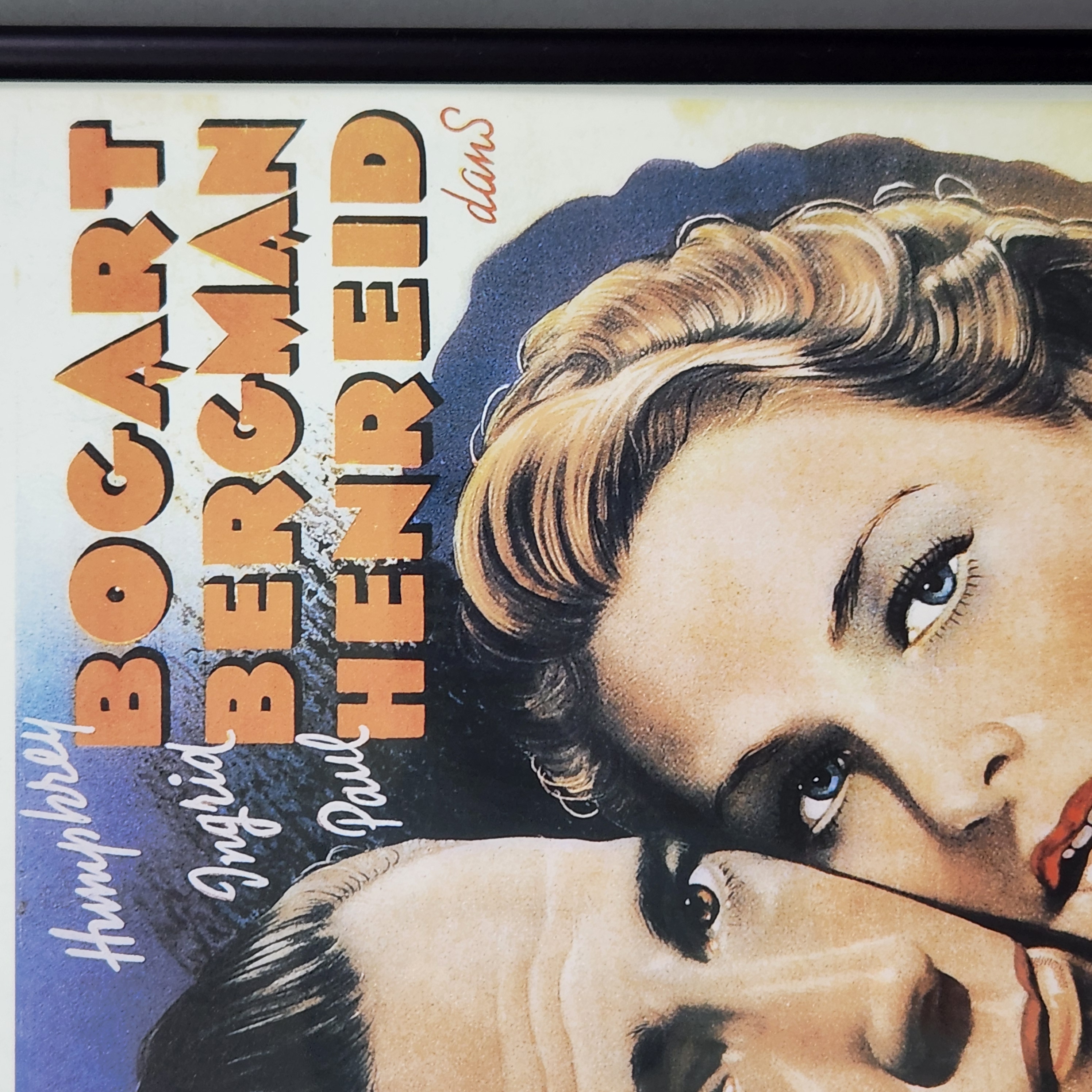 Casablanca French Movie Poster