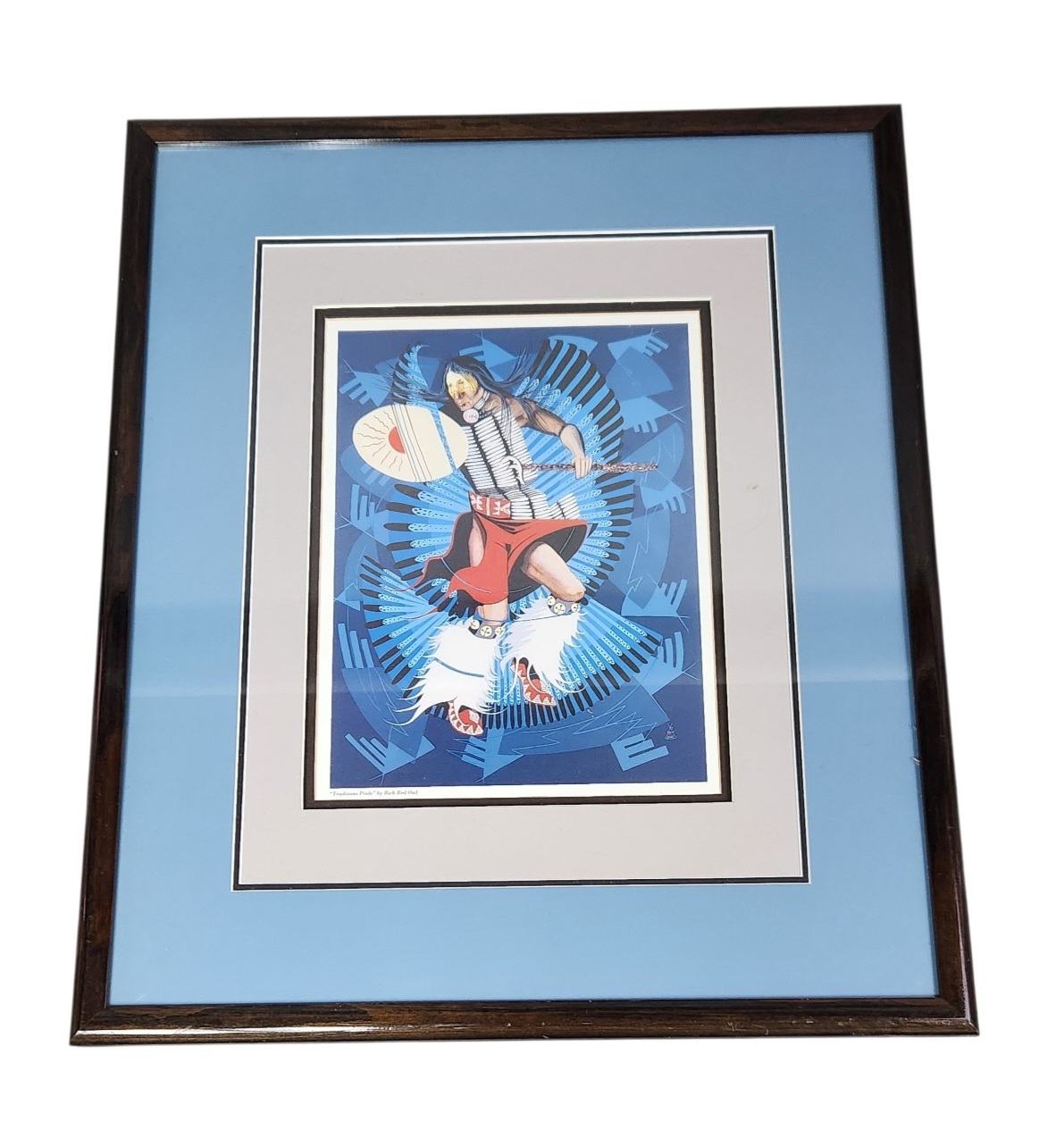 Rich Red Owl Traditions Pride Print
