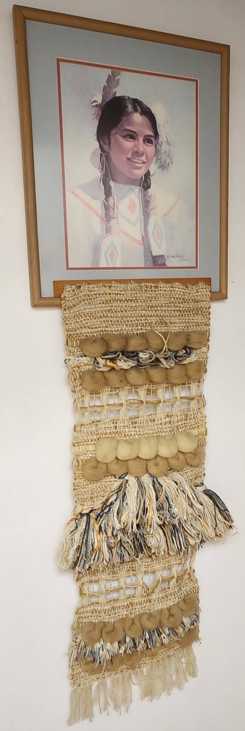 Karen Thayer Mixed Media Wall Hanging