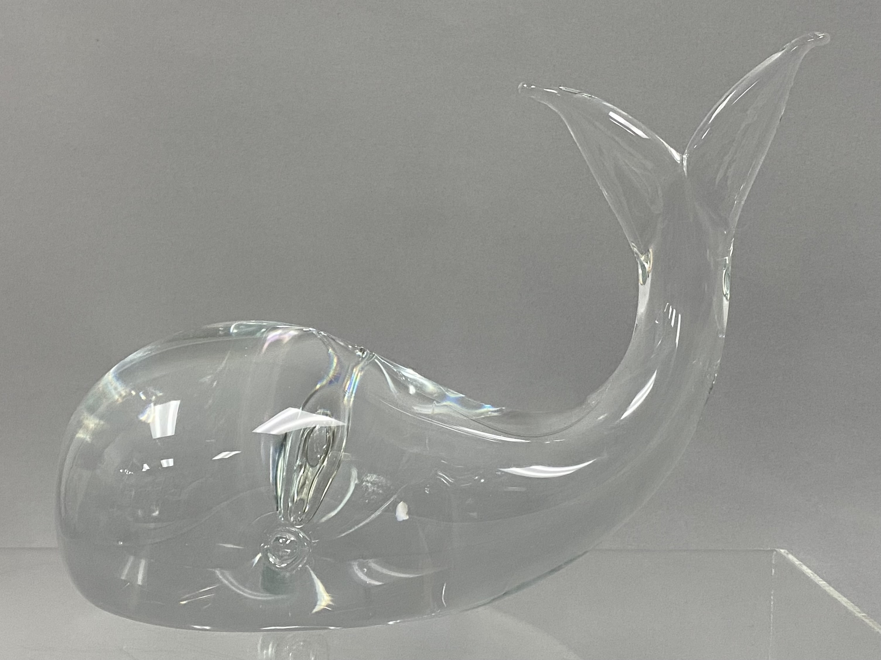 Licio Zanetti Murano Glass Whale
