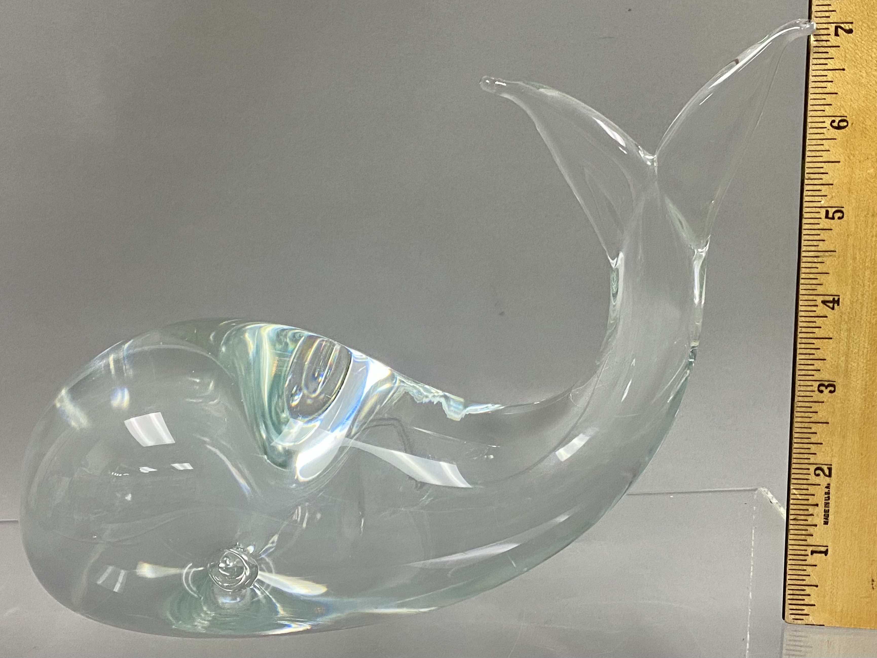 Licio Zanetti Murano Glass Whale
