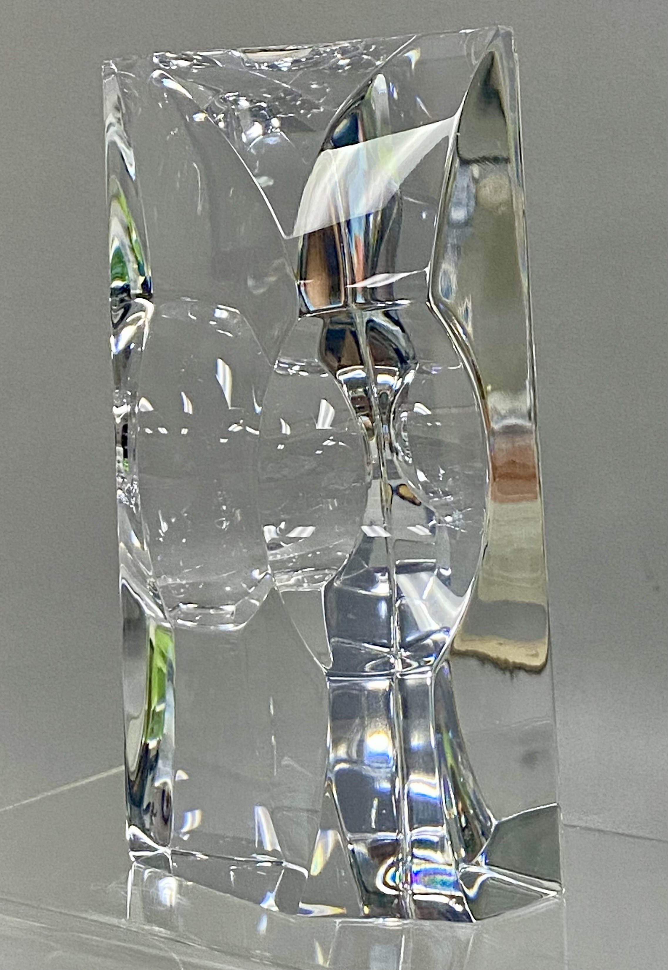 Orrefors Sven Palmquist Crystal Sculpture