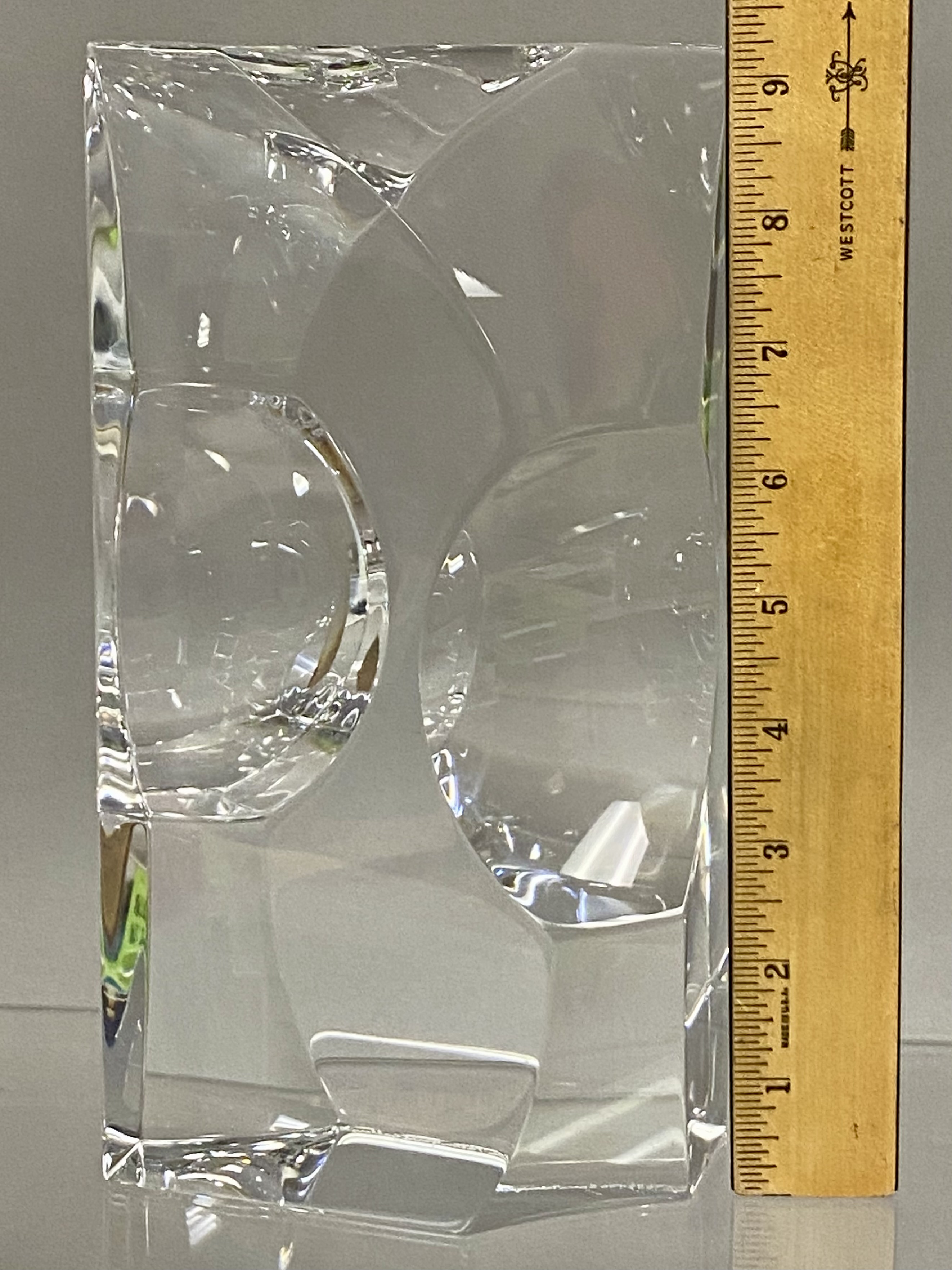 Orrefors Sven Palmquist Crystal Sculpture