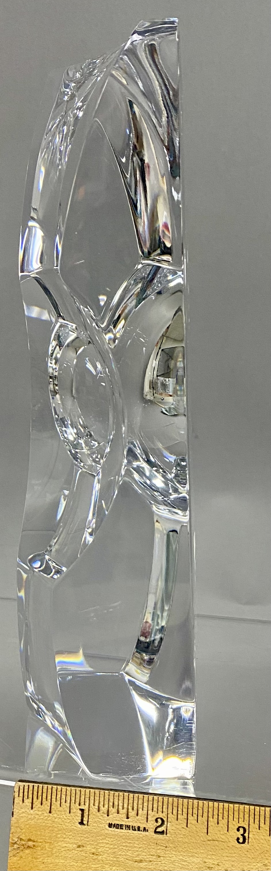 Orrefors Sven Palmquist Crystal Sculpture