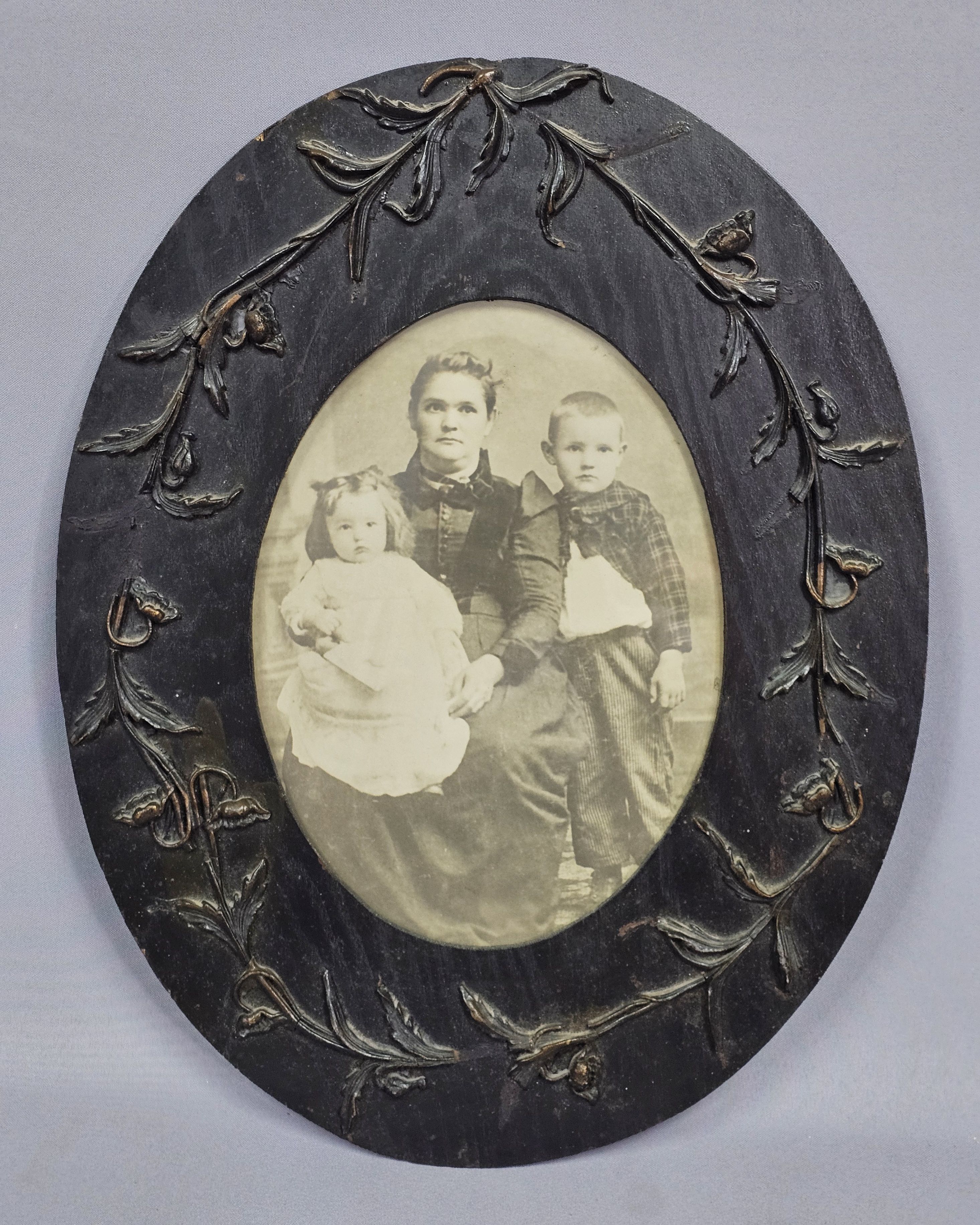 1873 Antique Wooden Framed Portrait