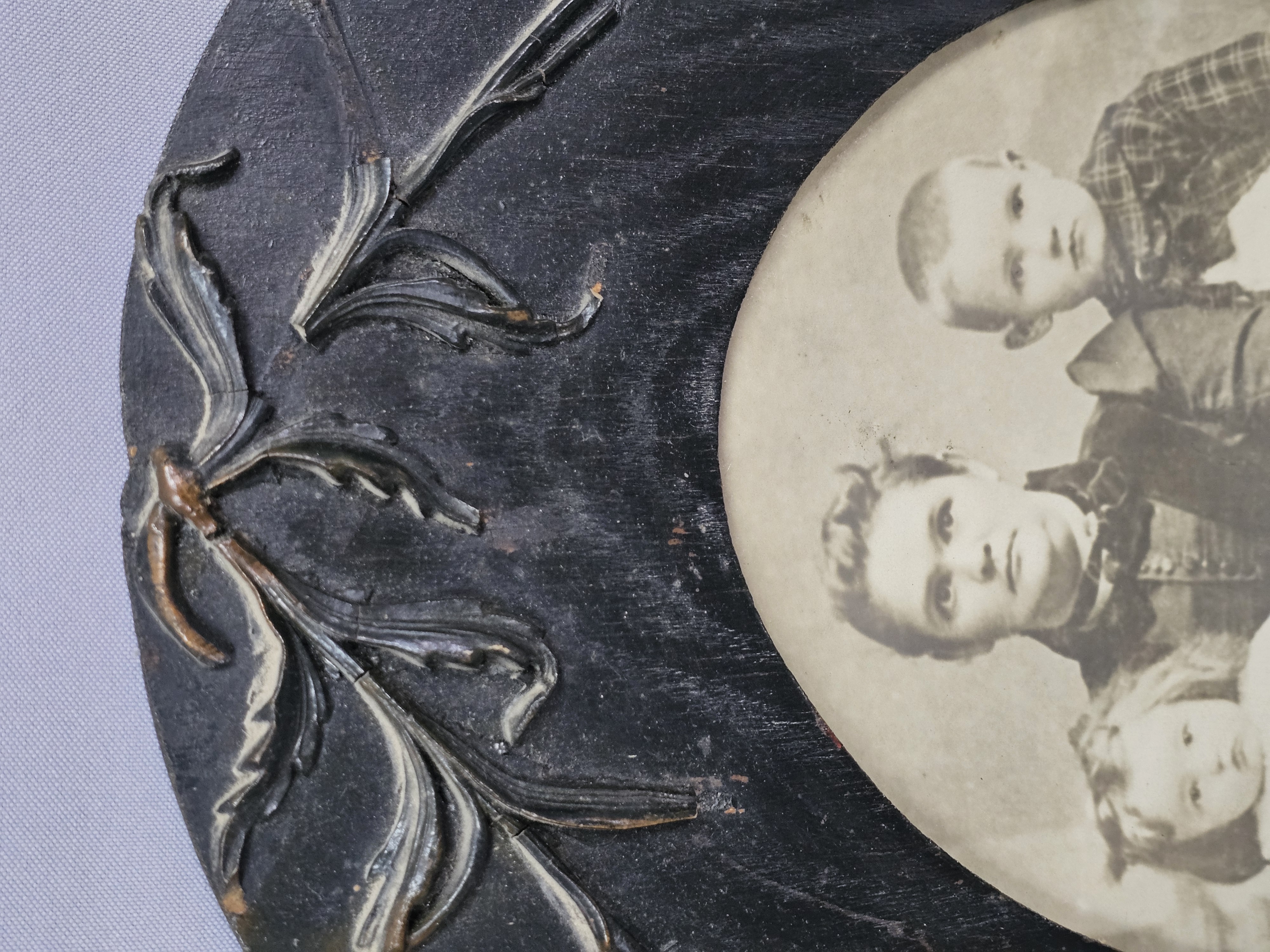 1873 Antique Wooden Framed Portrait