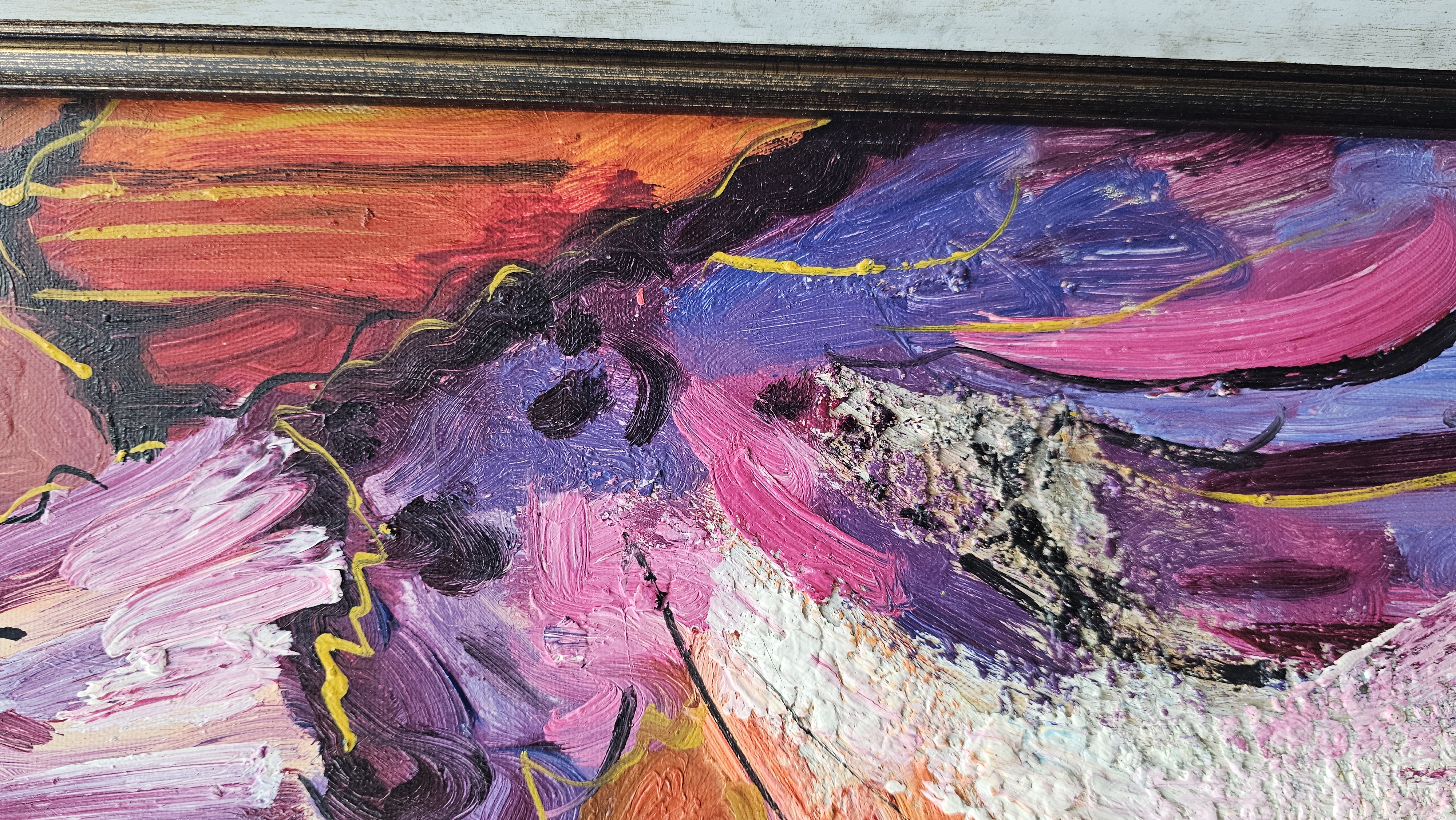 W. Adam Figurative Impasto Oil Painting