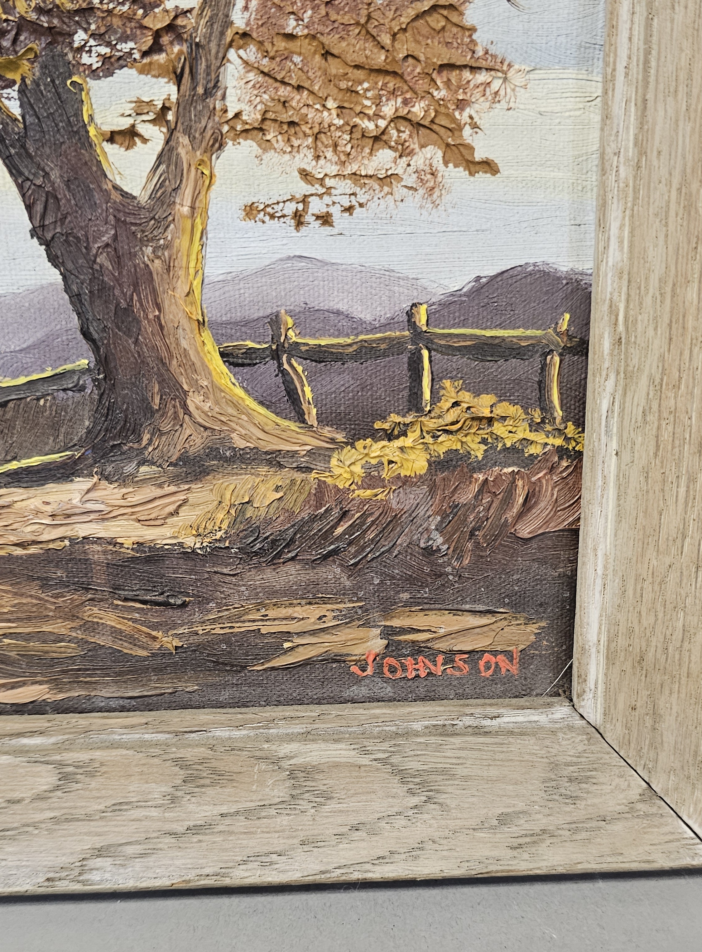 Johnson, Impasto Autumnal Landscape