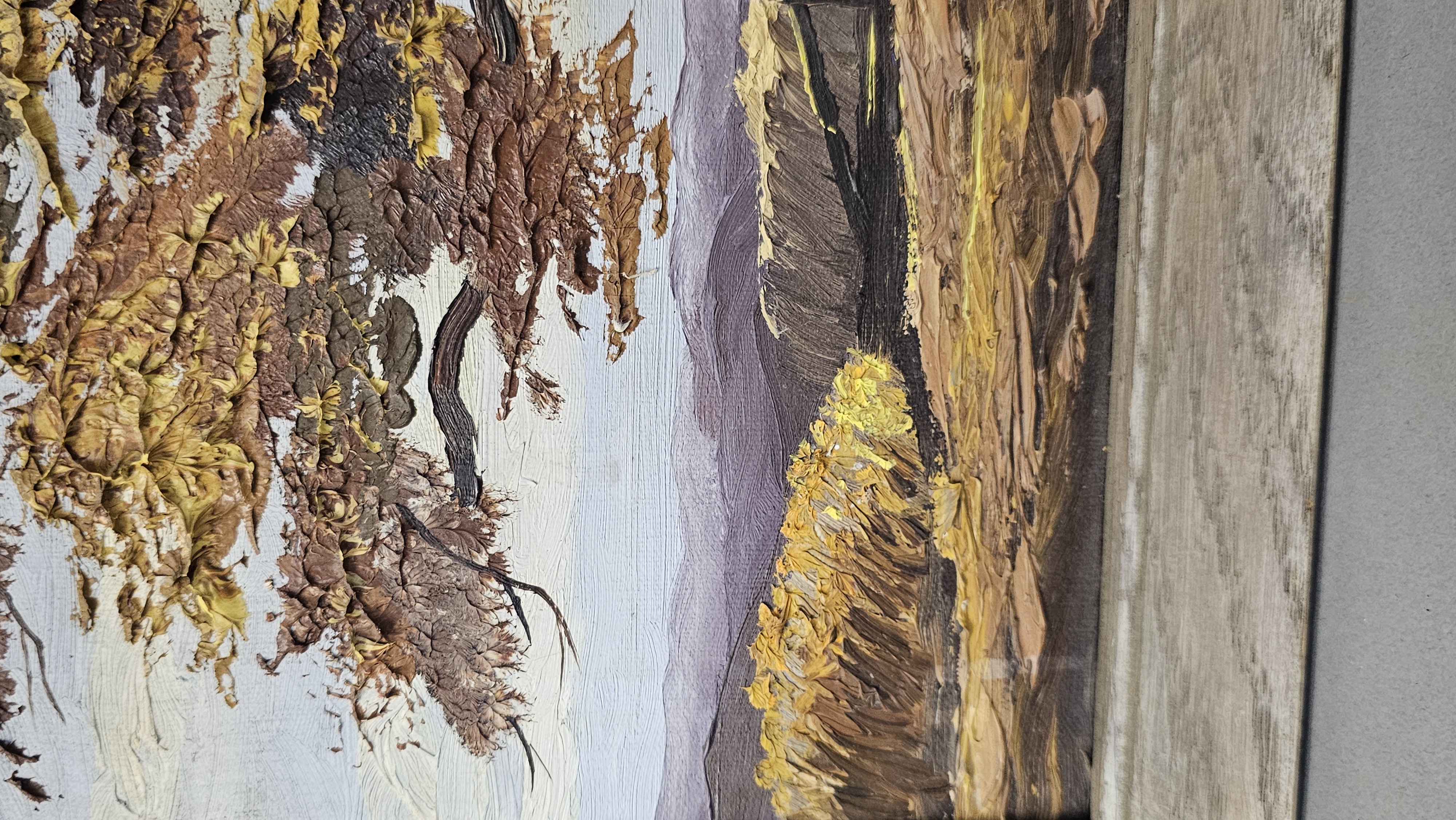 Johnson, Impasto Autumnal Landscape