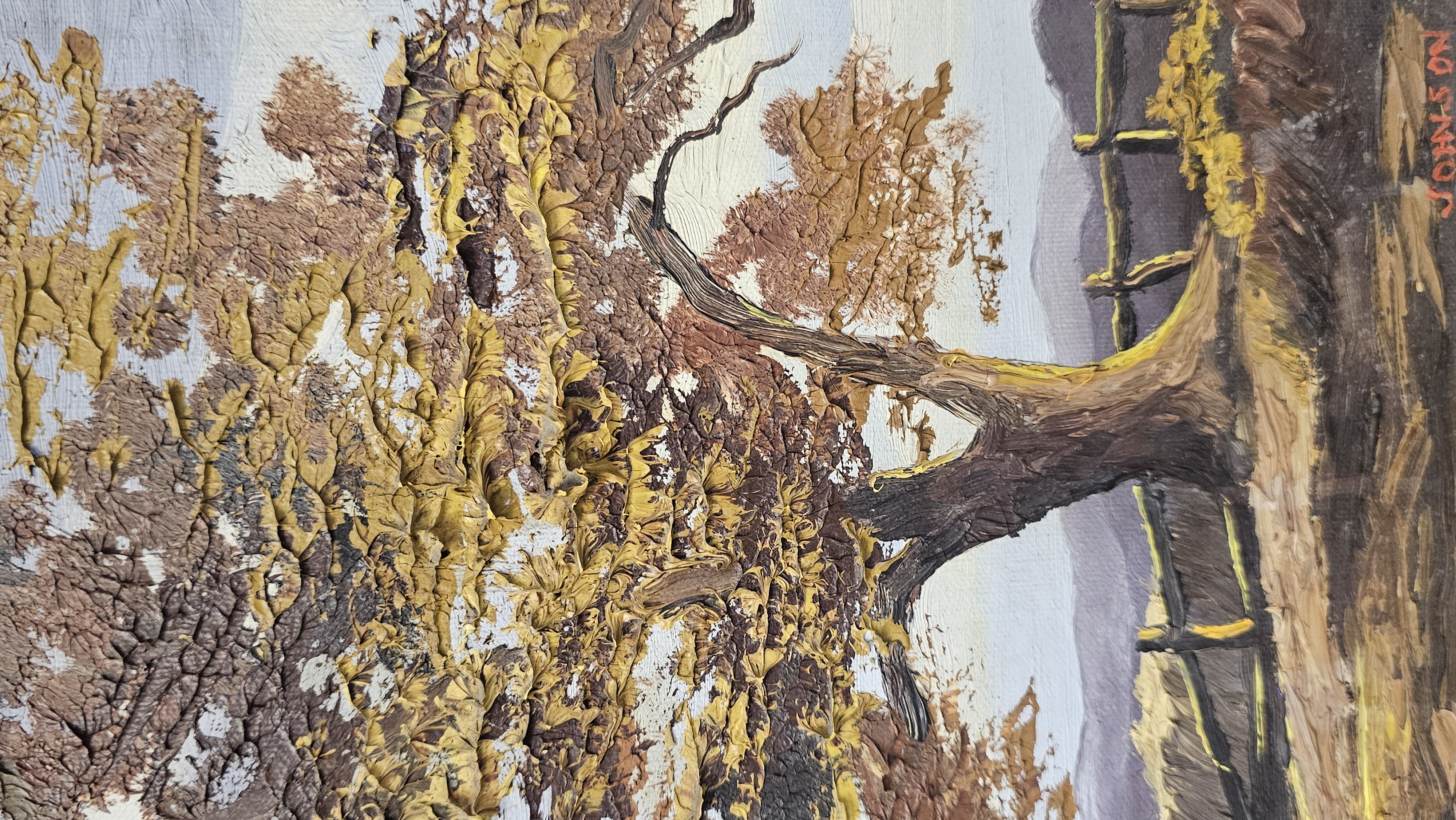 Johnson, Impasto Autumnal Landscape