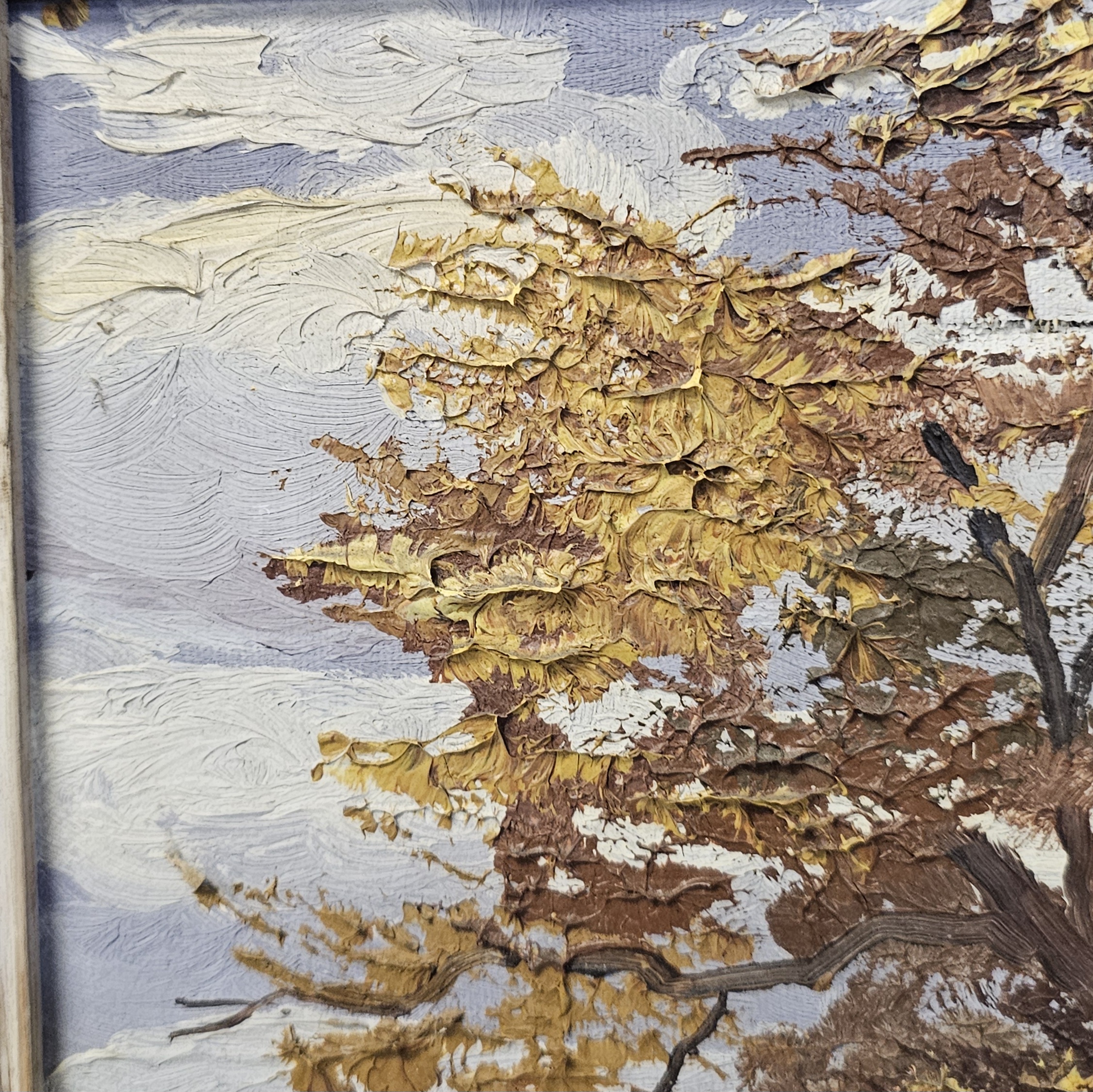 Johnson, Impasto Autumnal Landscape