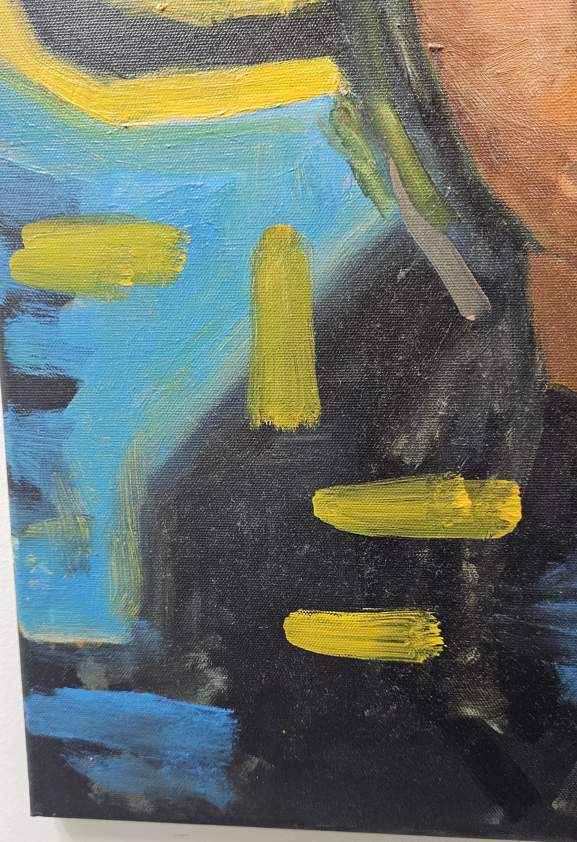 Contemporary Expressionist Portrait Oil Painting