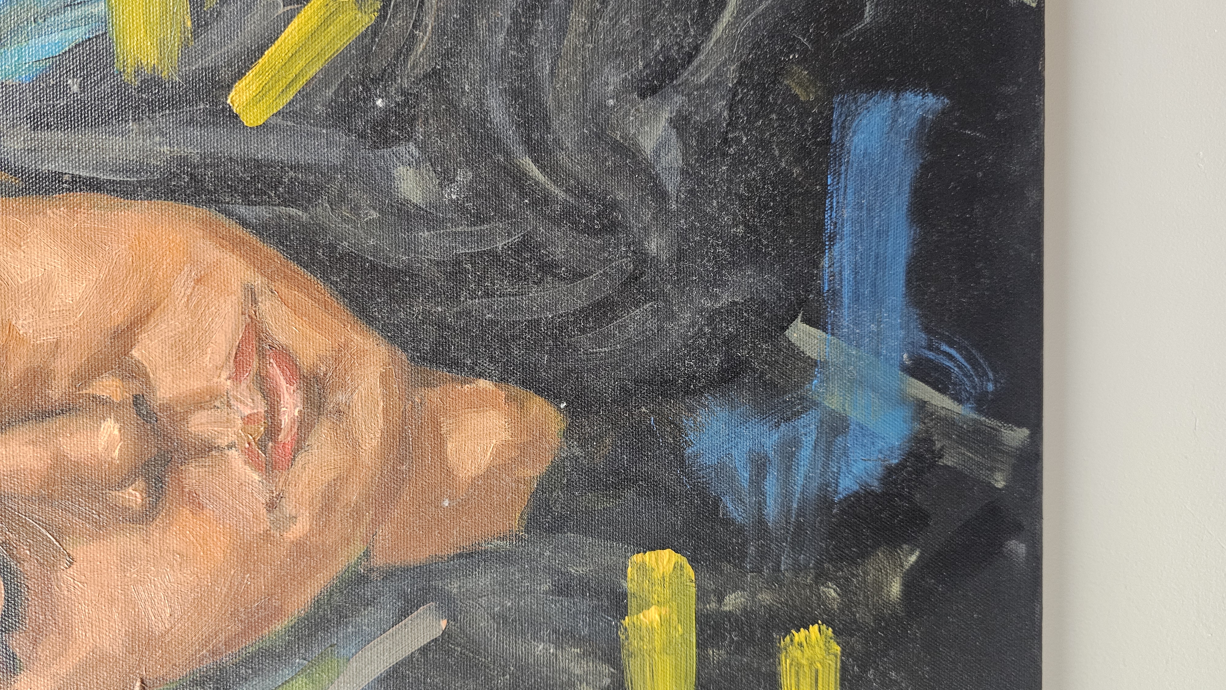 Contemporary Expressionist Portrait Oil Painting