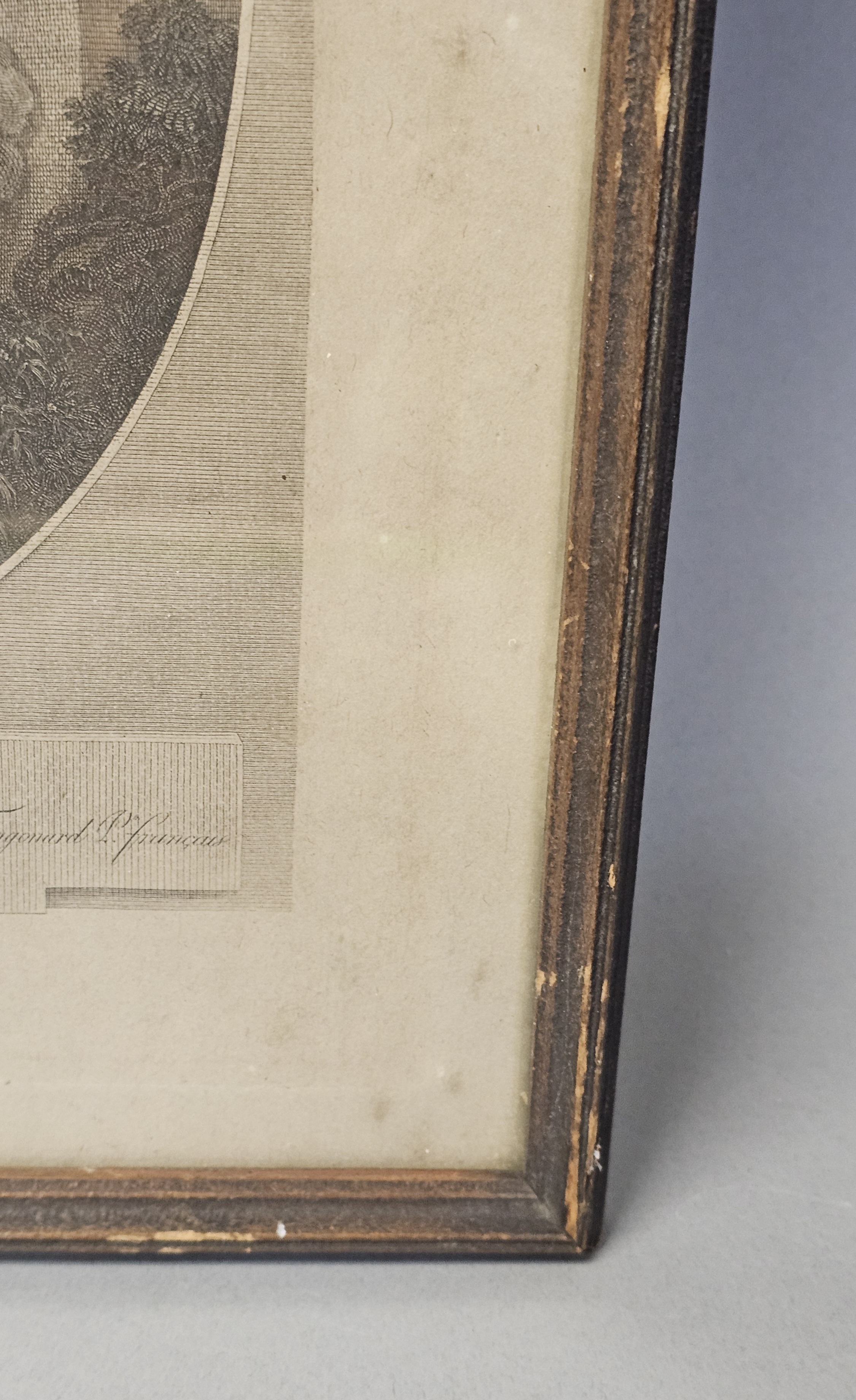 Jean Mathieu Engraving Le Serment d'Amour