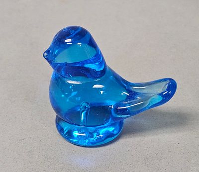 Ron Ray Bluebird of Happiness. This hand-blown cobalt blue glass figurine is a Ron Ray Bluebird 