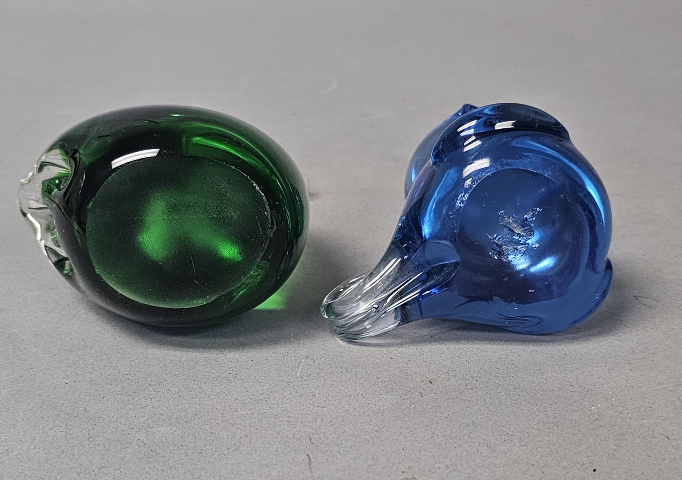 Two Art Glass Animal Figurines
