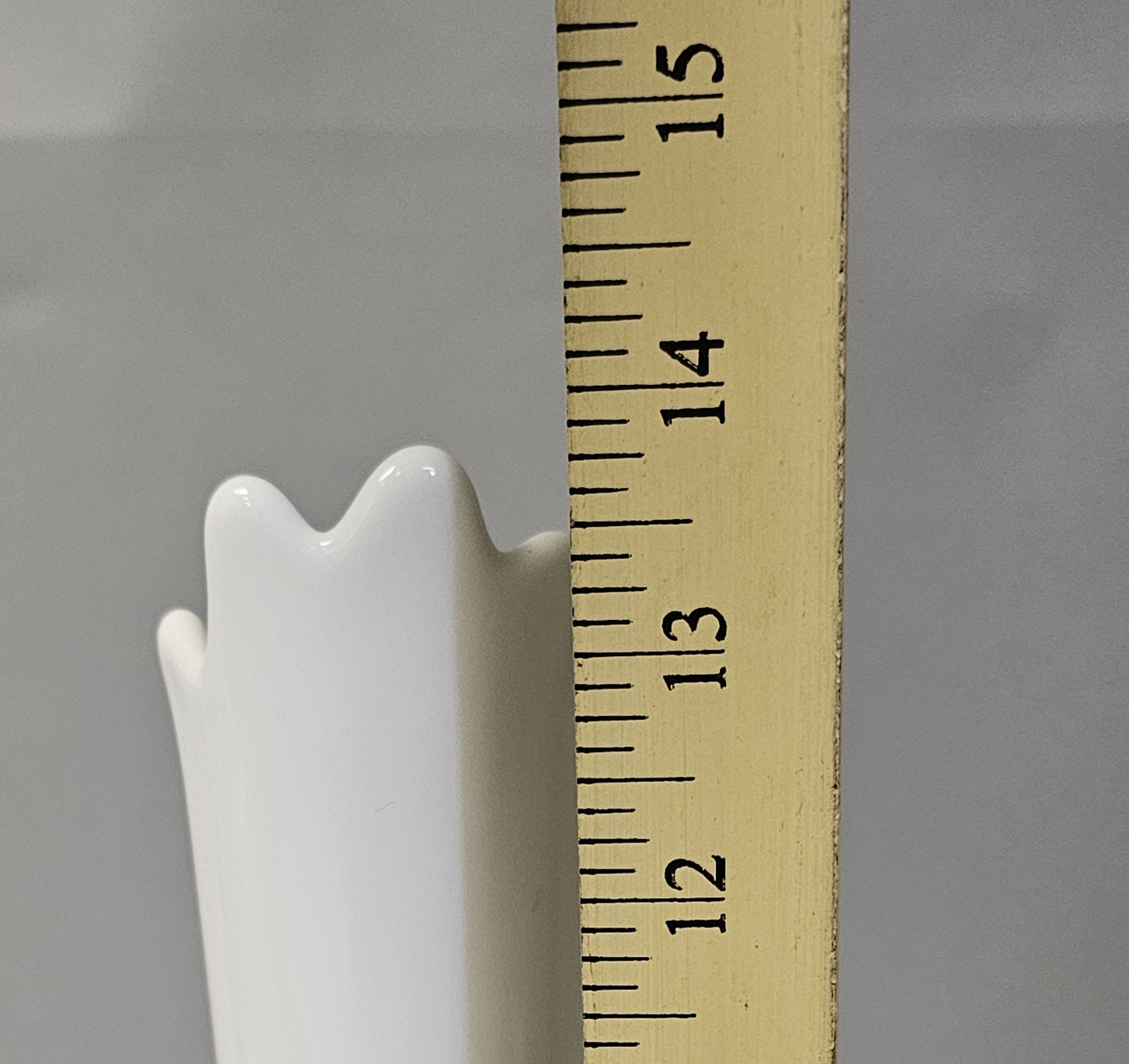 Fenton Milk Glass Hobnail Swung Vase