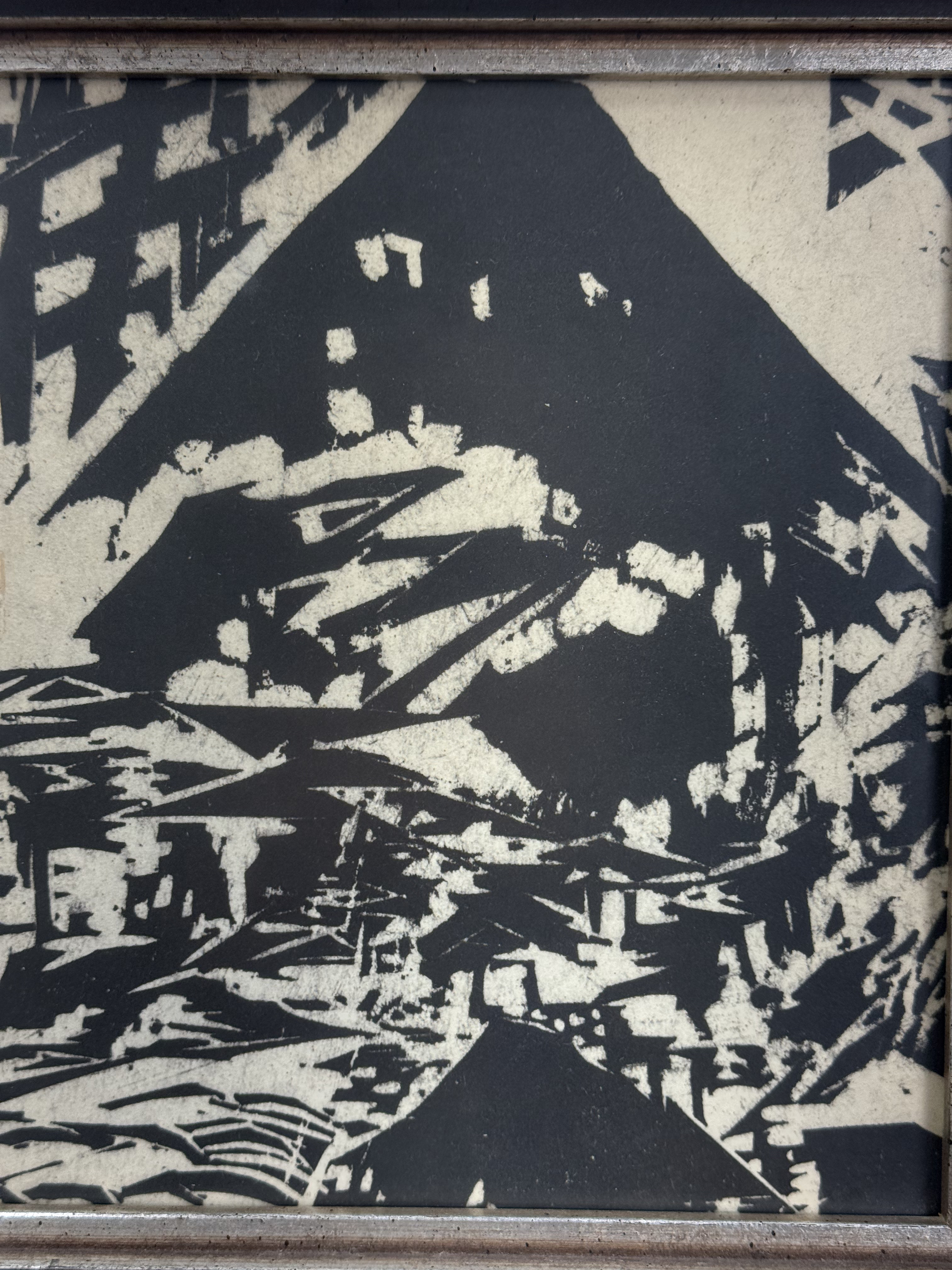 Shiko Munakata Mount Fuji Woodblock Print