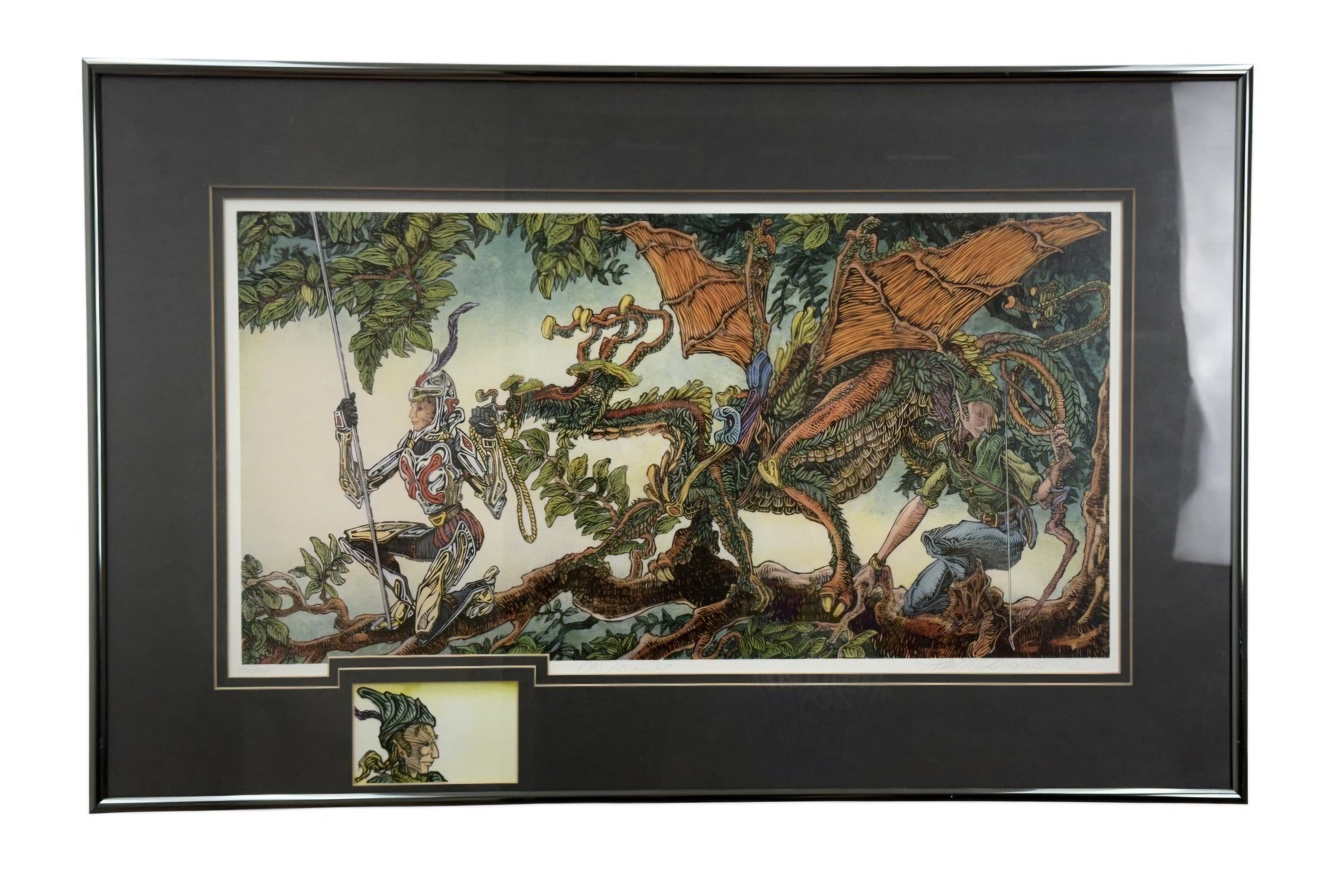 Gary DeLamatre On Lookout Fantasy Lithograph