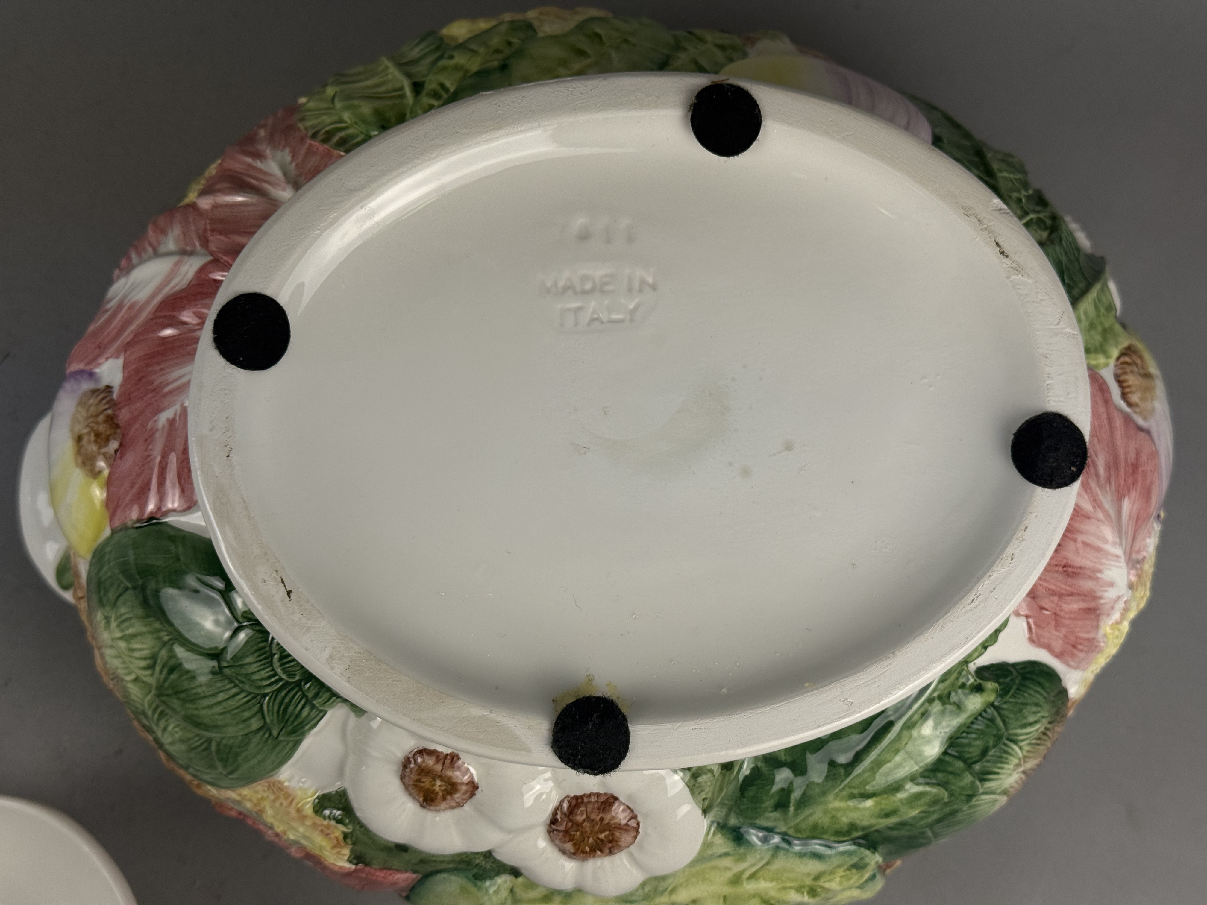 Italian Ceramic Vegetable Soup Tureen