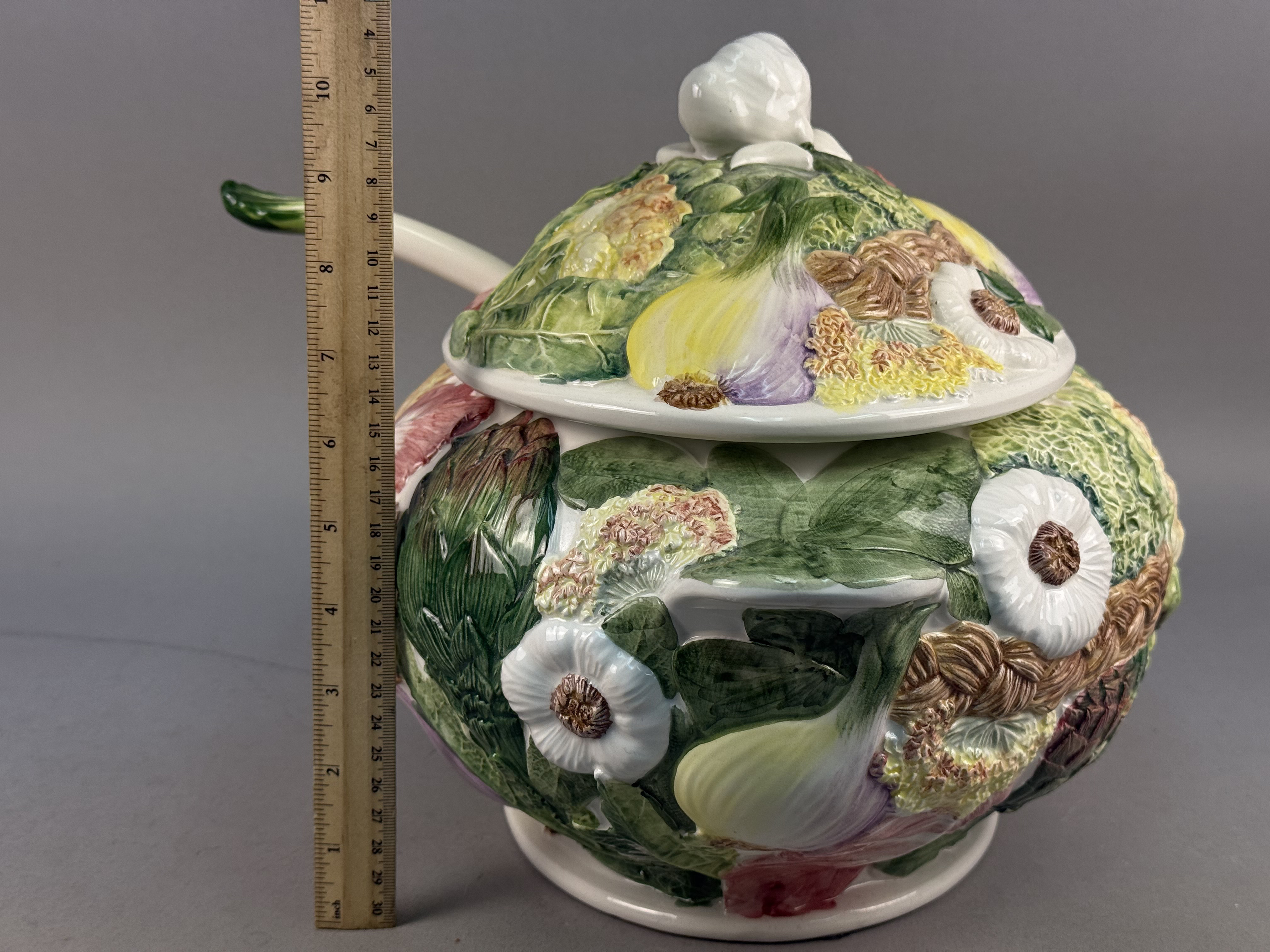 Italian Ceramic Vegetable Soup Tureen