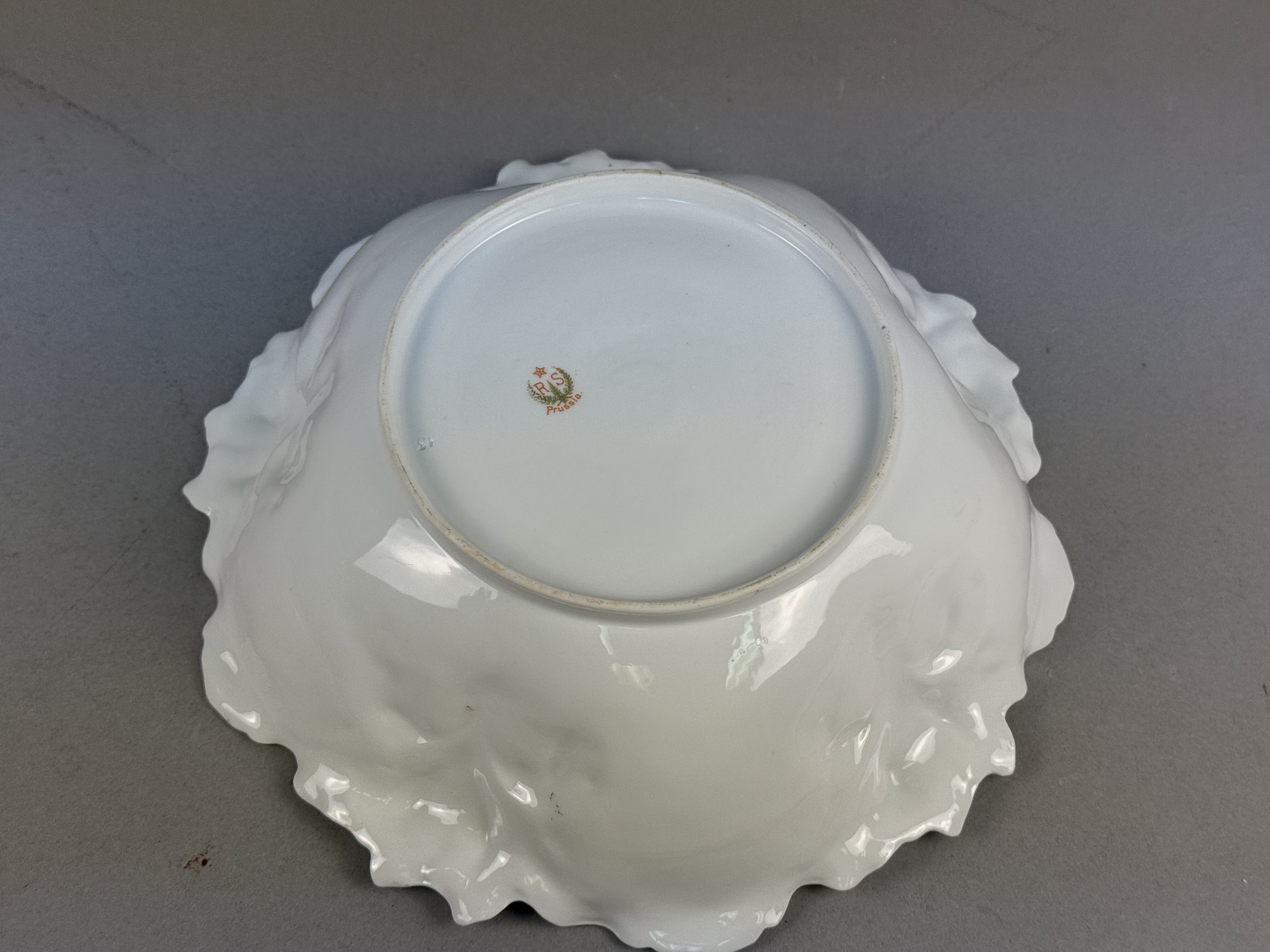 R.S. Prussia Floral Porcelain Bowl