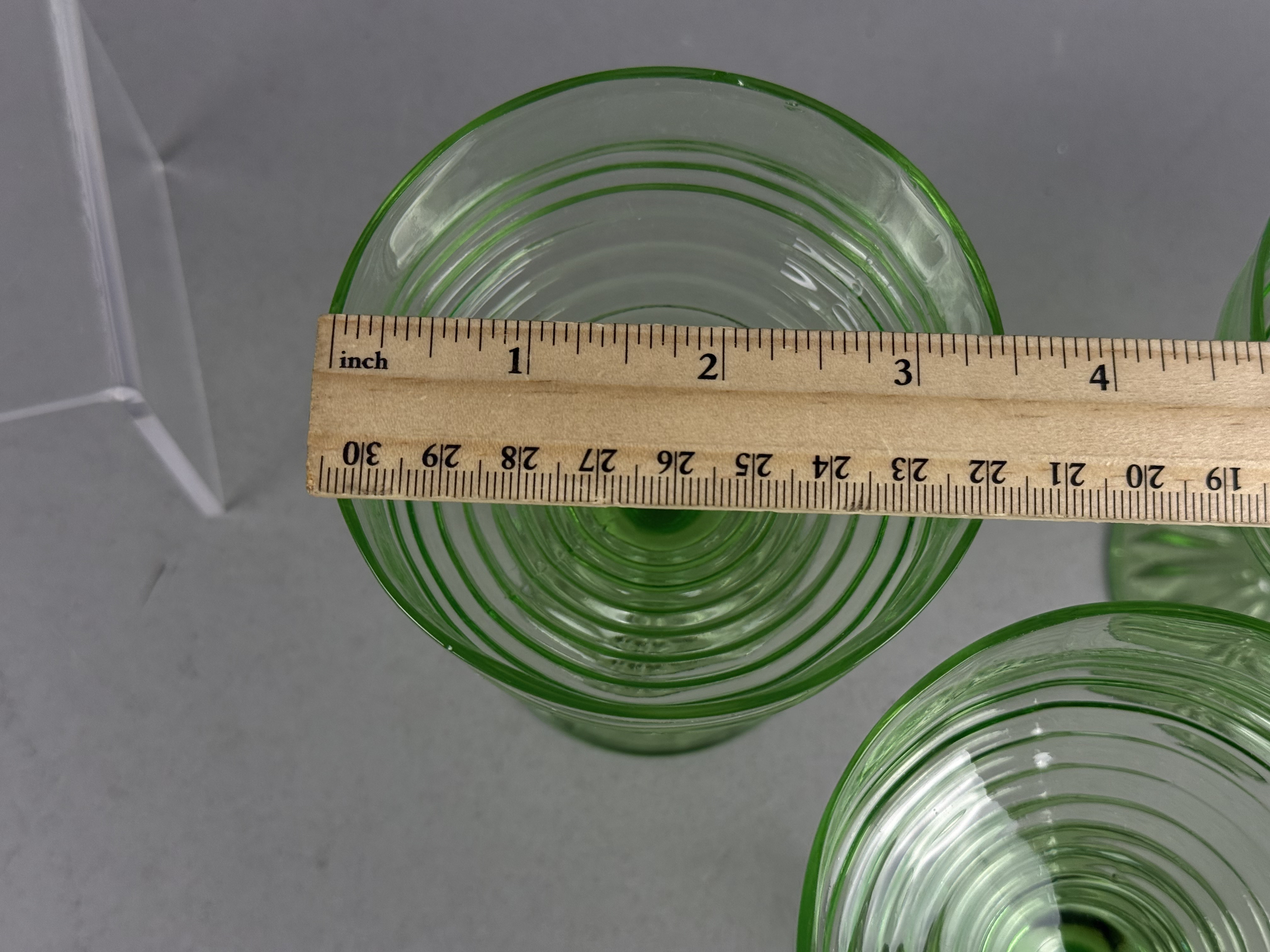Trio of Anchor Hocking Ring Coupes