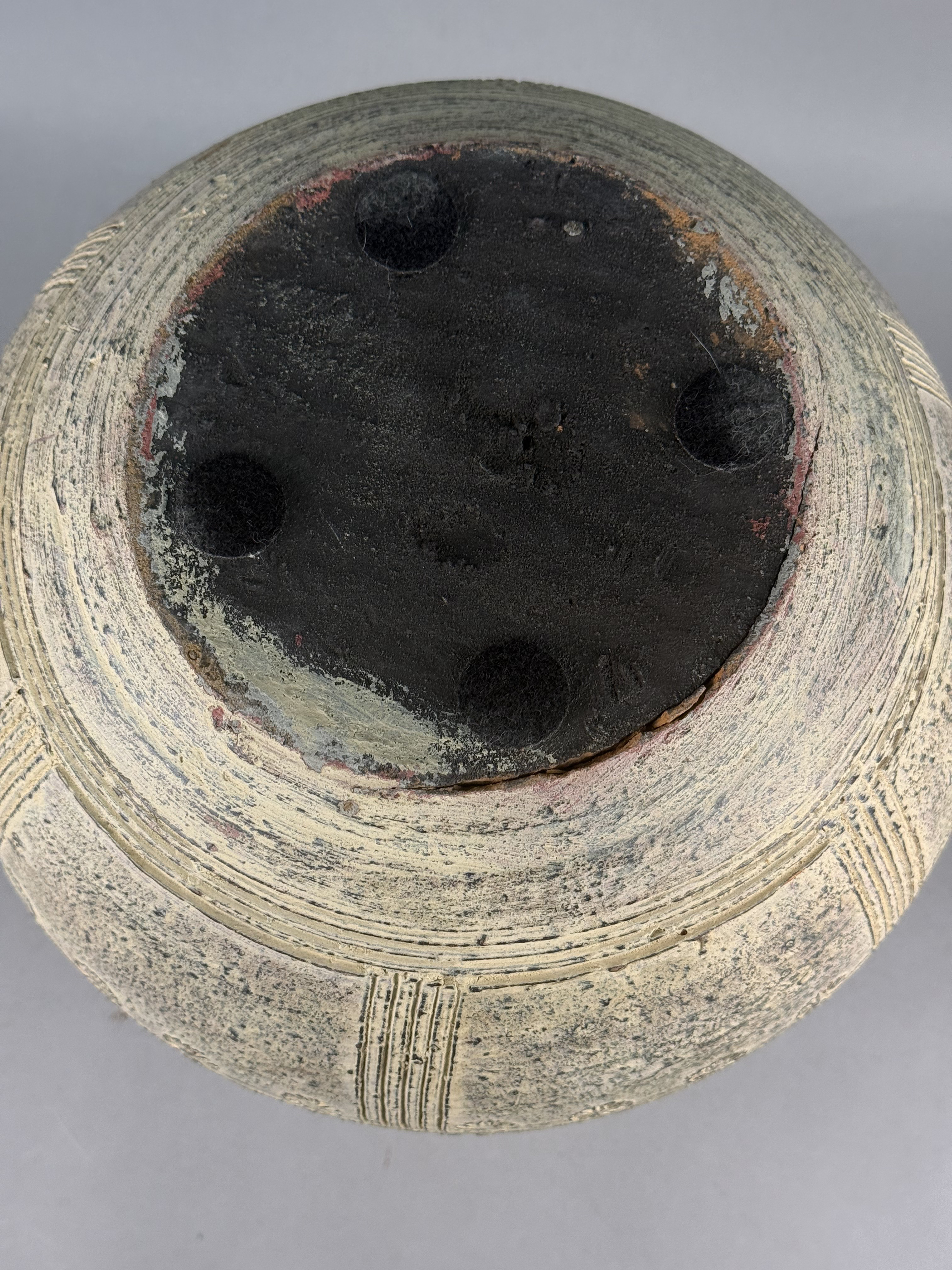 Large Southeast Asian Ring-Handled Jar