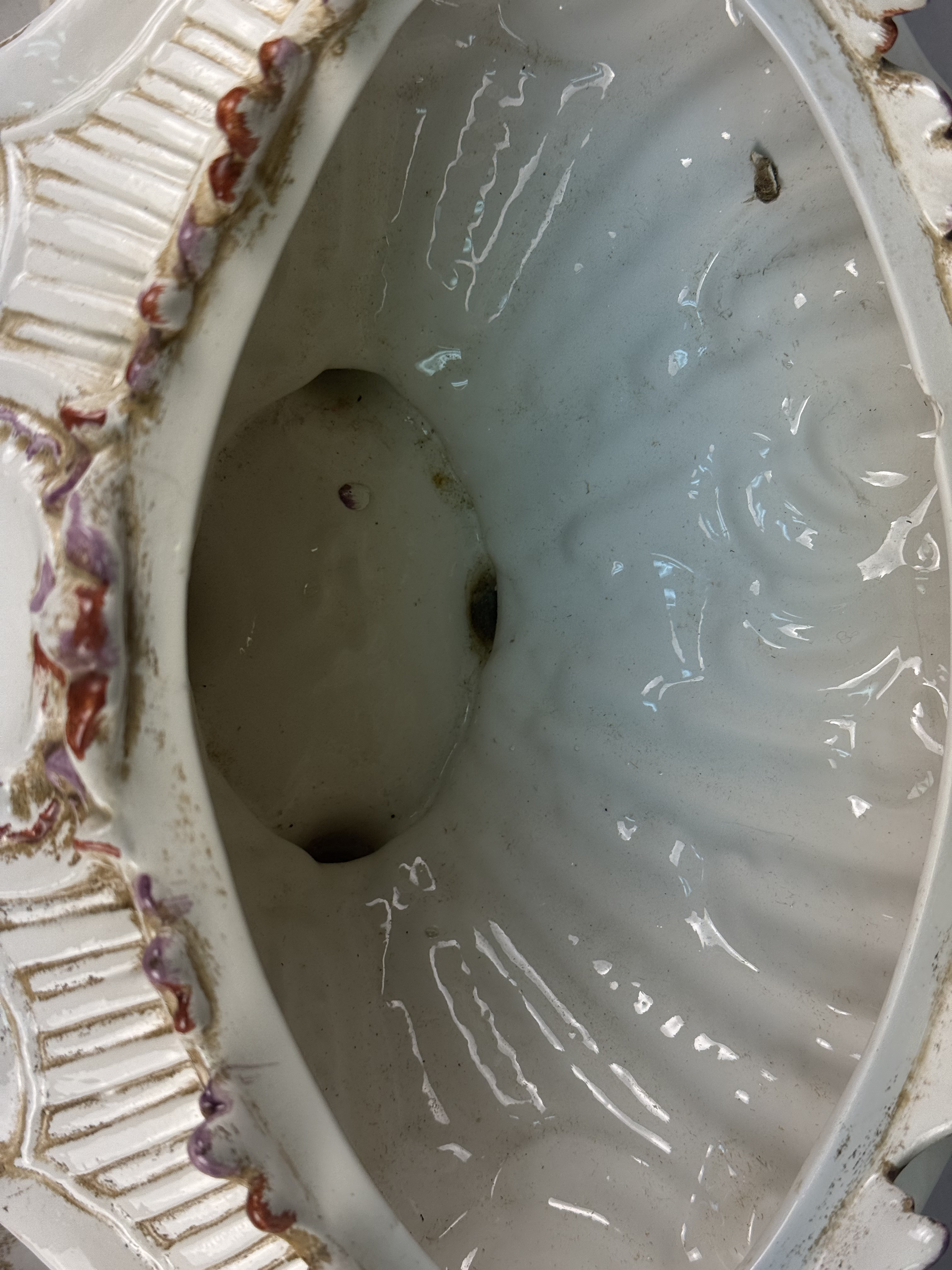 Italian Ceramic Floral Tureen Set