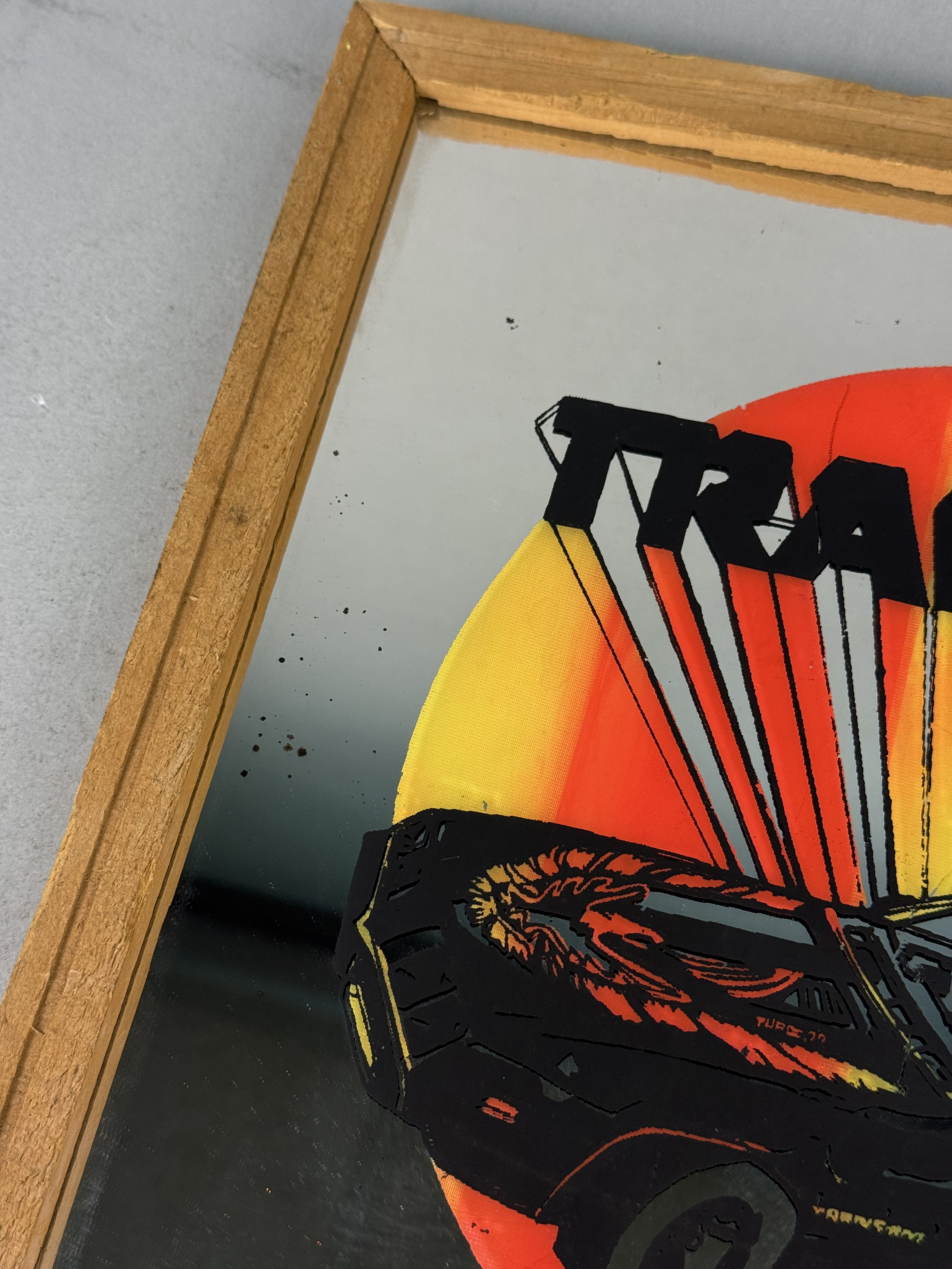 Vintage Pontiac Trans Am Carnival Mirror
