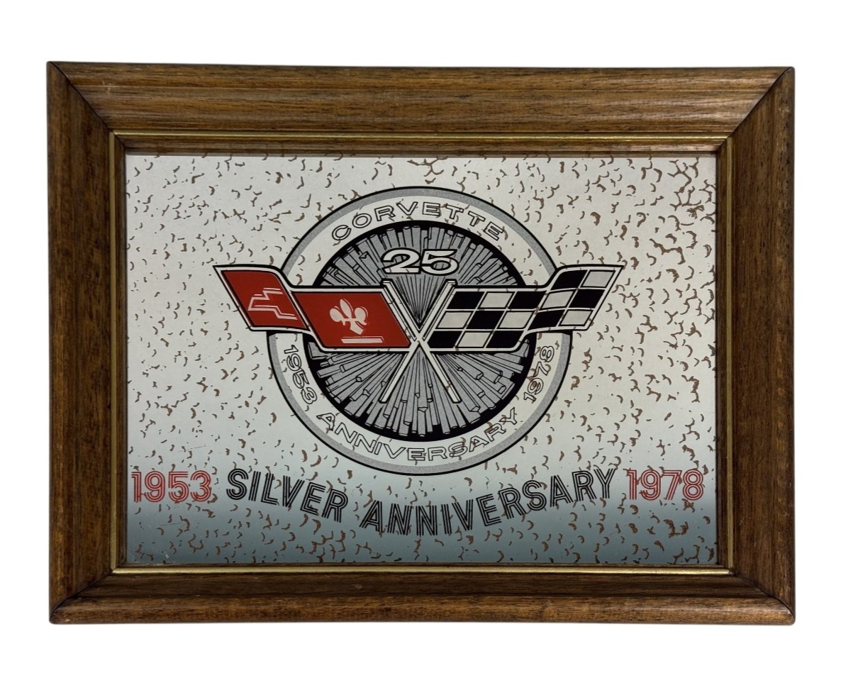 Chevrolet Corvette Silver Anniversary Mirror