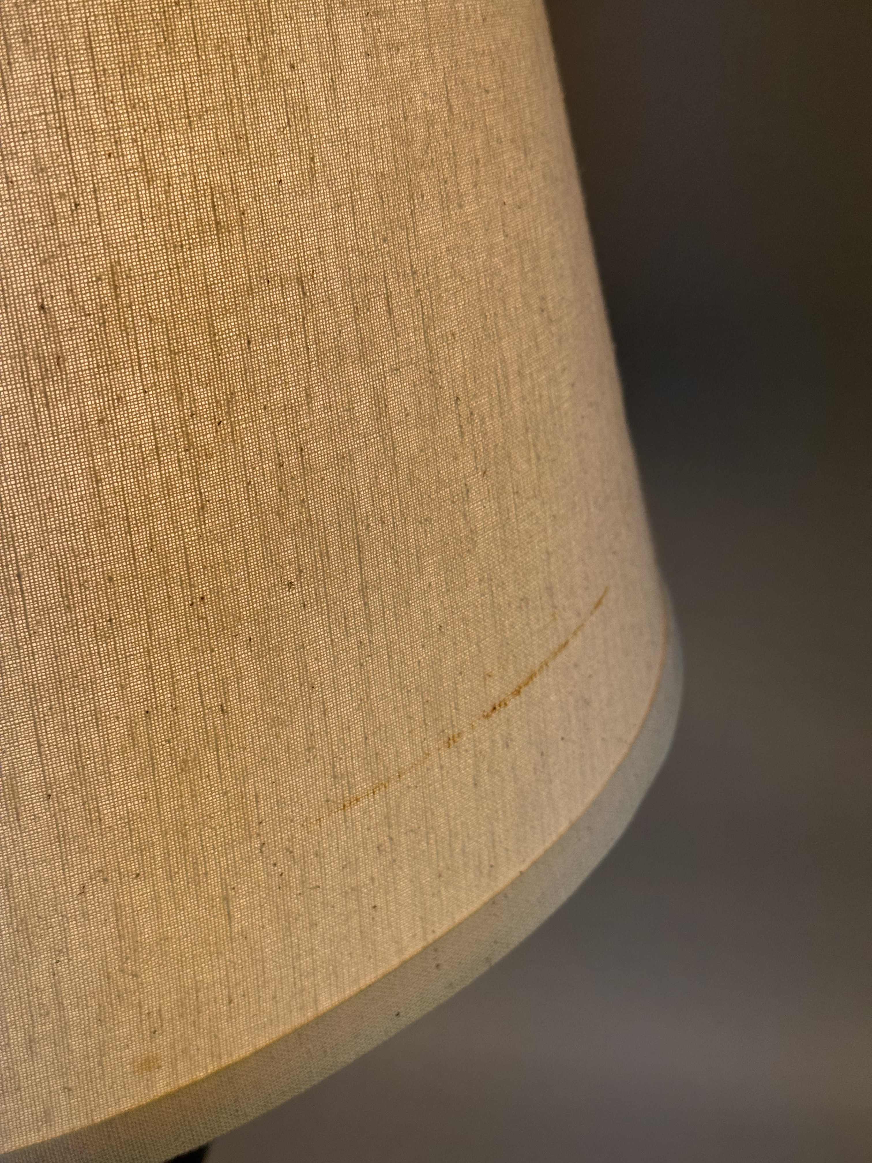 Large Turned Wood Table Lamp
