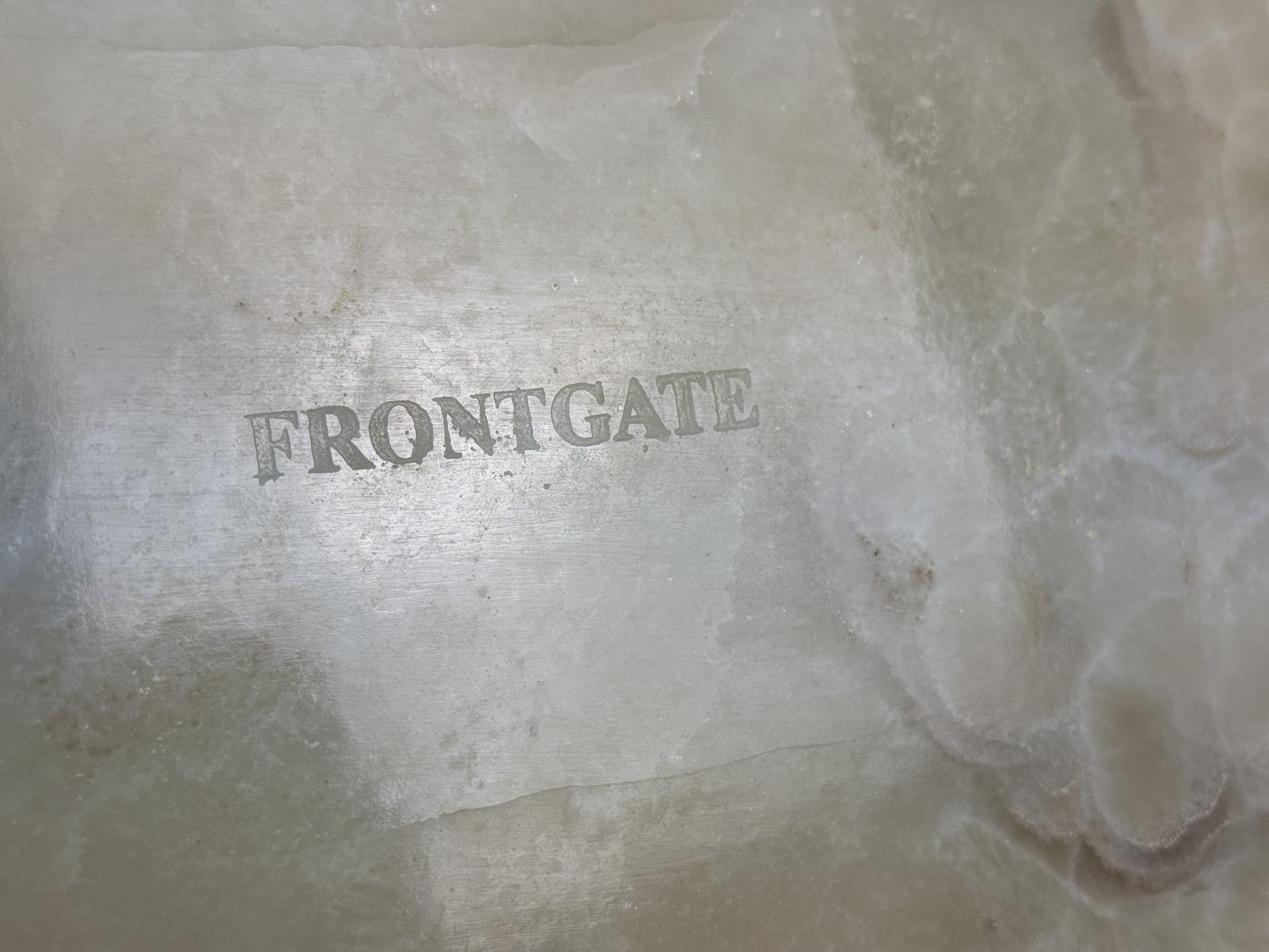 Frontgate Carved Onyx Tray