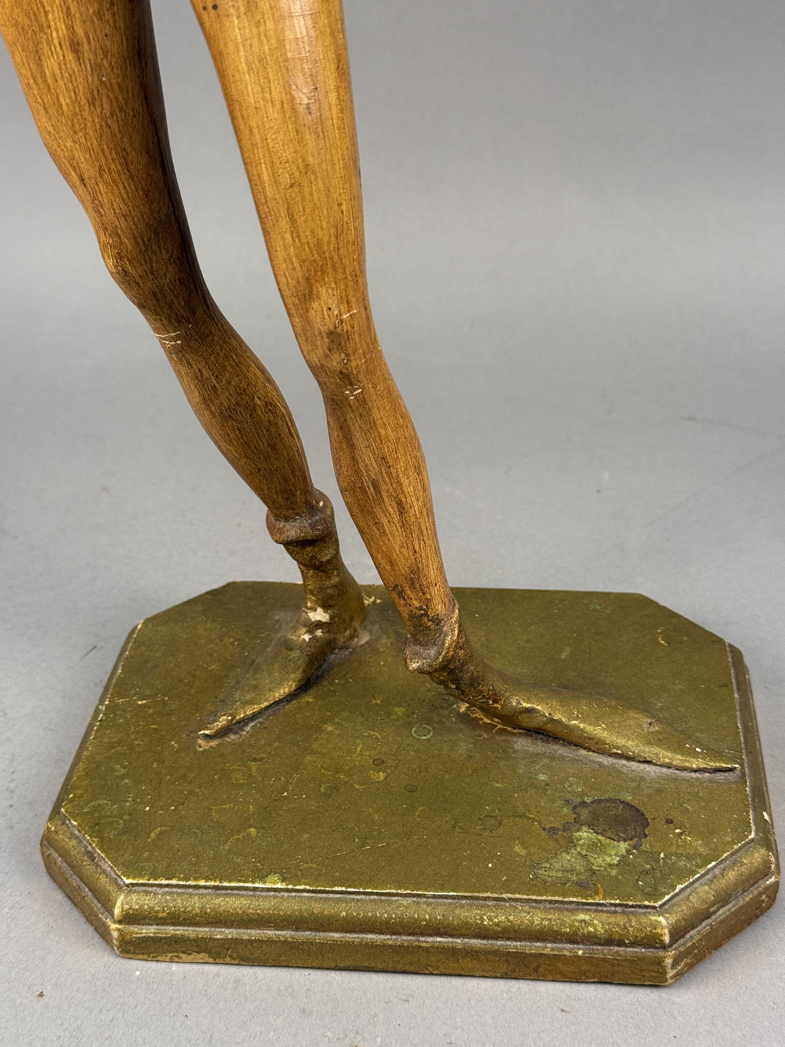 Mid-Century Gilt Wood Elf Violinist
