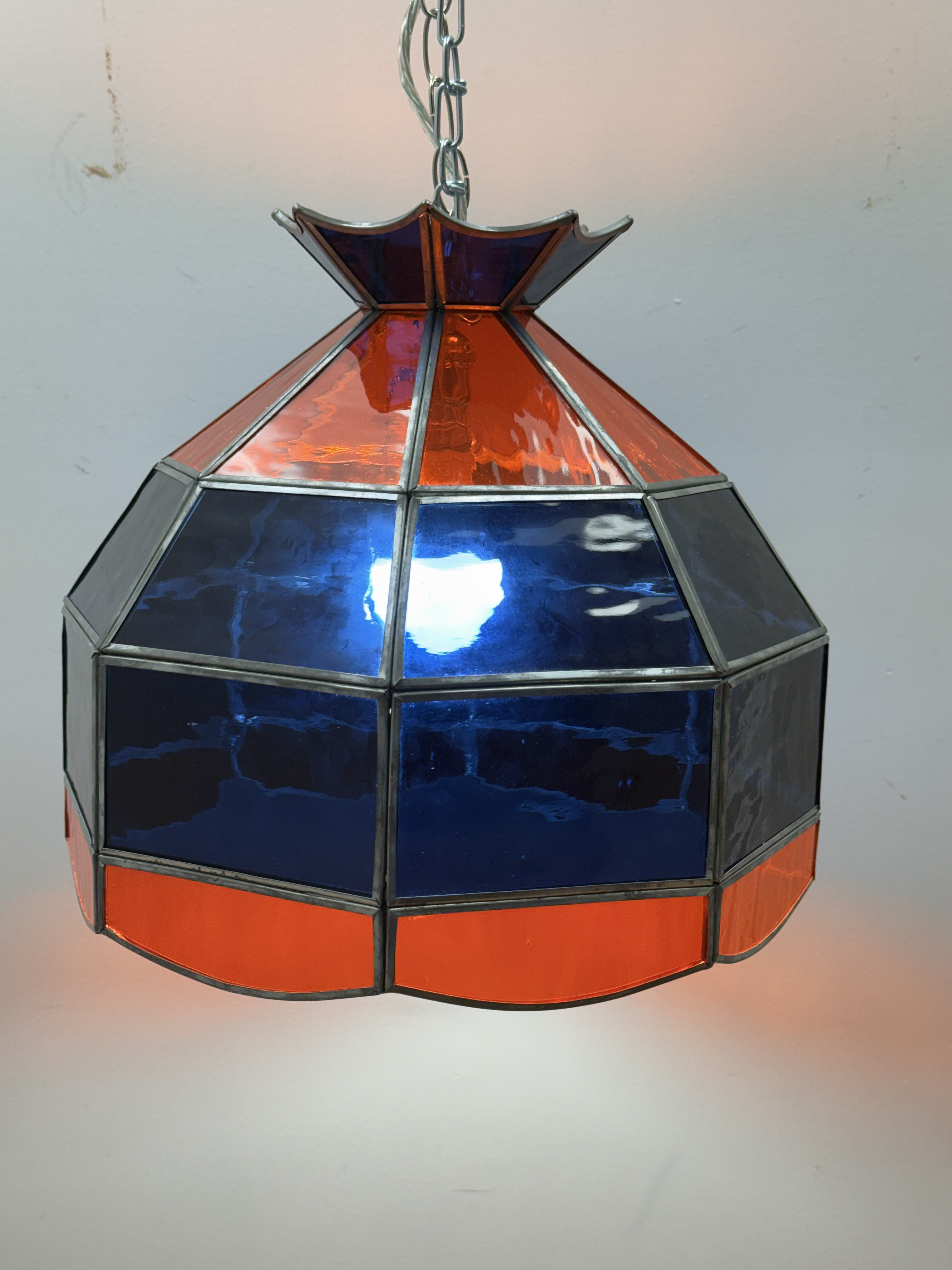 Virginia Cavaliers Stained Glass Swag Lamp