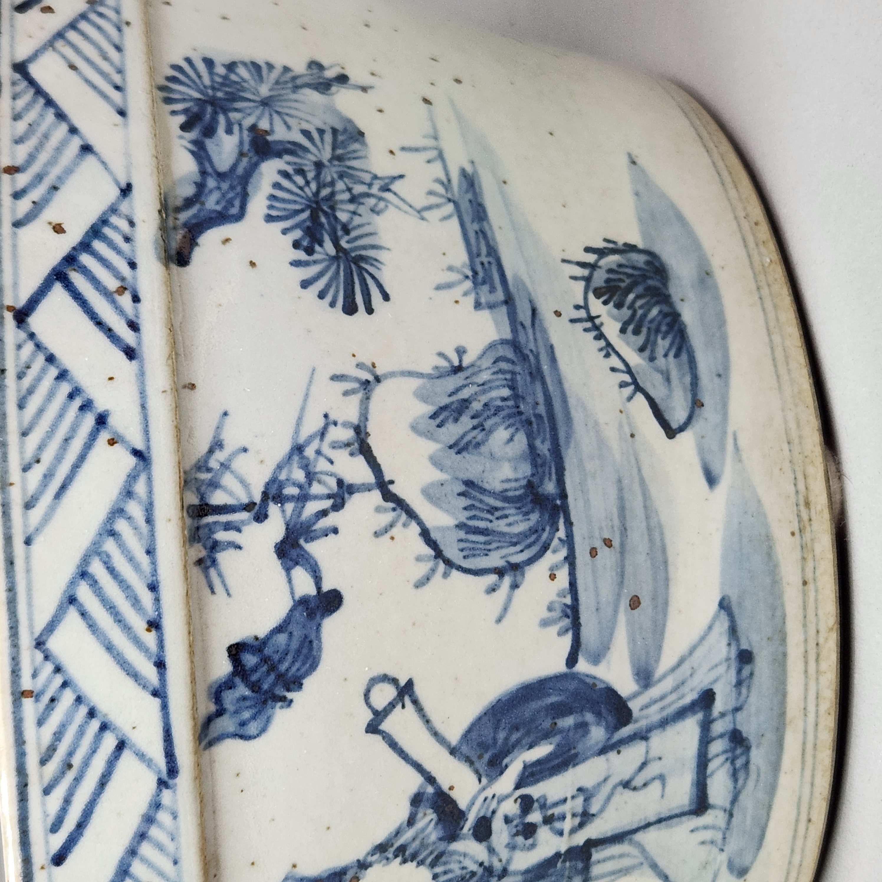 Chinese Porcelain Seven Sages Jardiniere