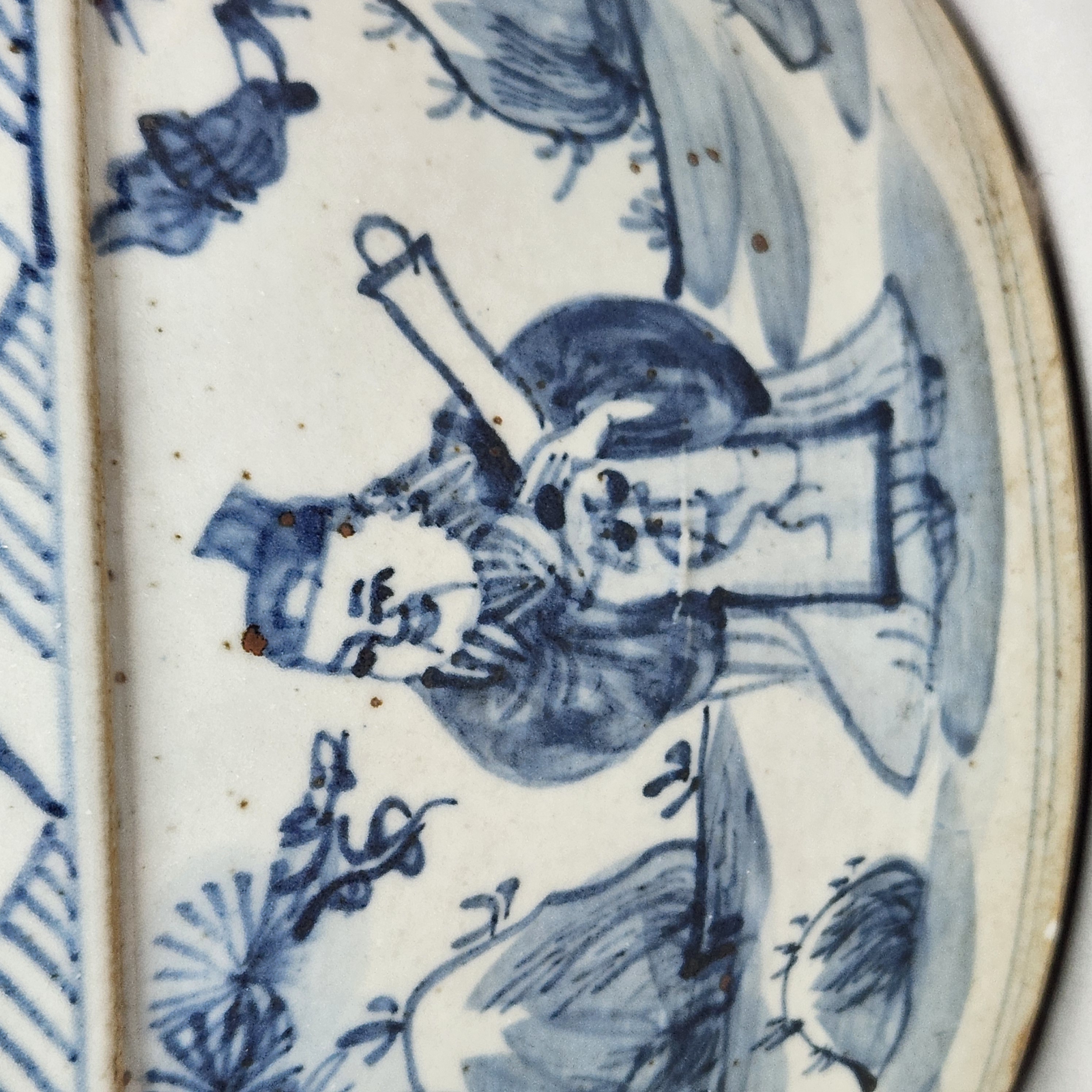 Chinese Porcelain Seven Sages Jardiniere