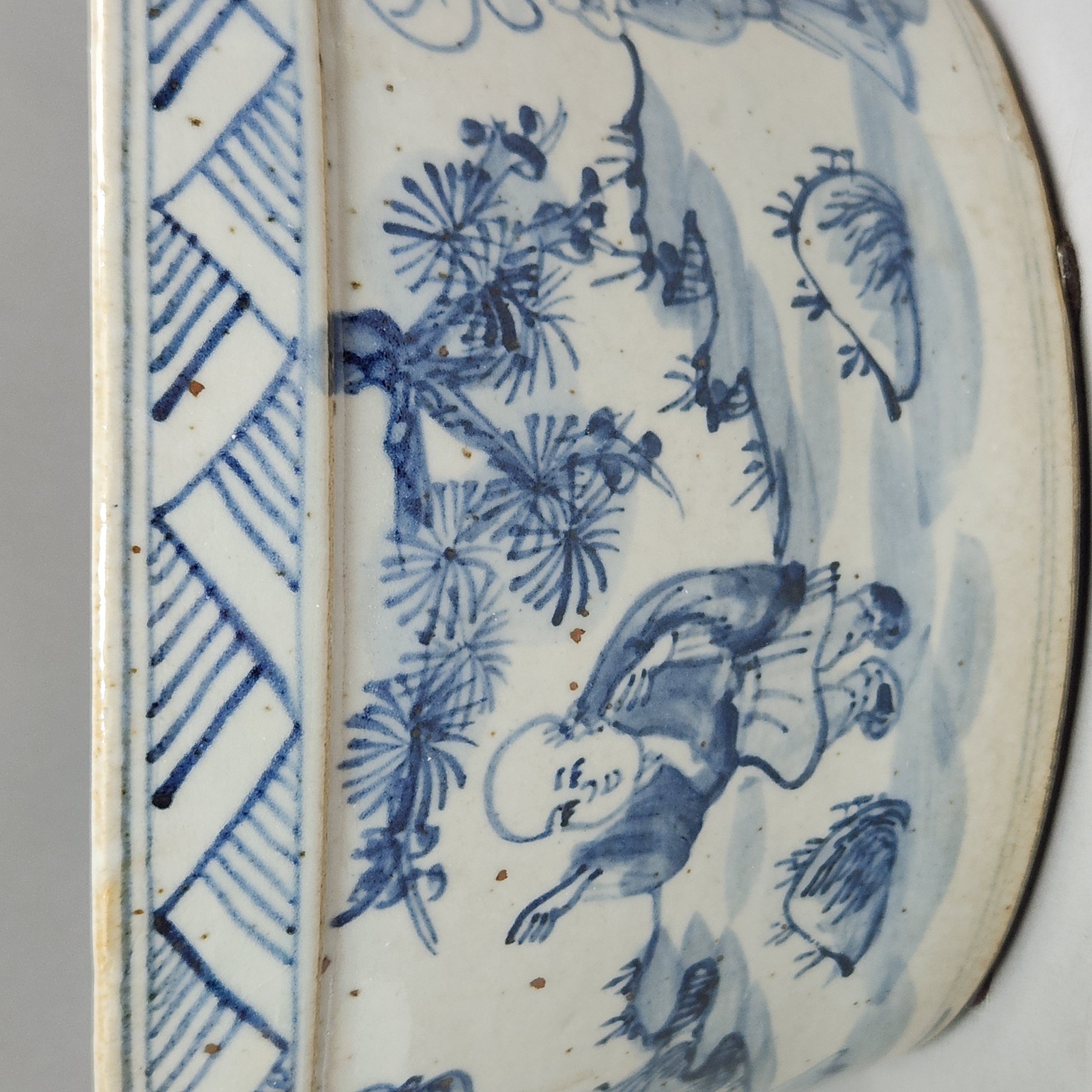 Chinese Porcelain Seven Sages Jardiniere